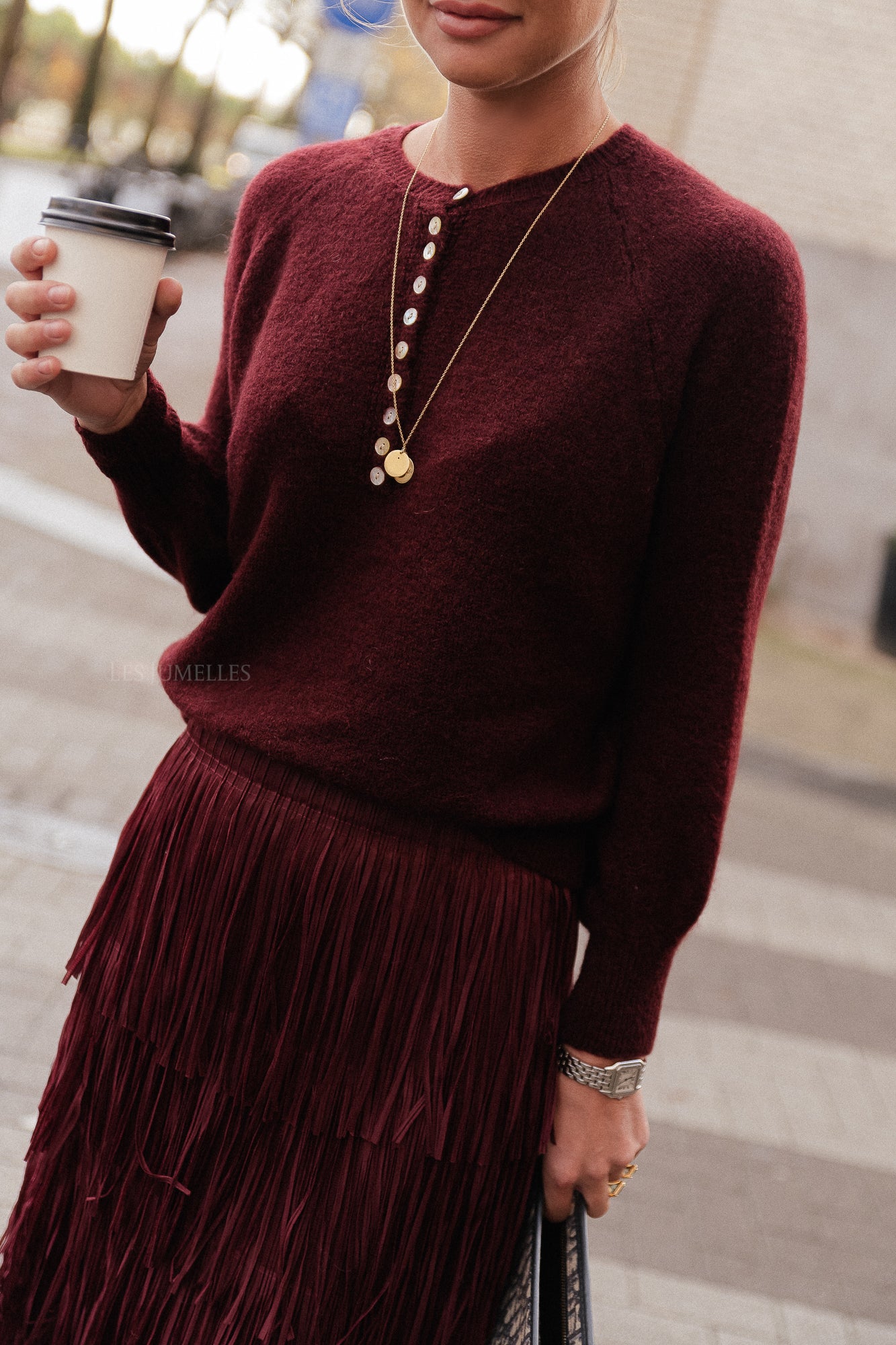 Pull Fenna bordeaux