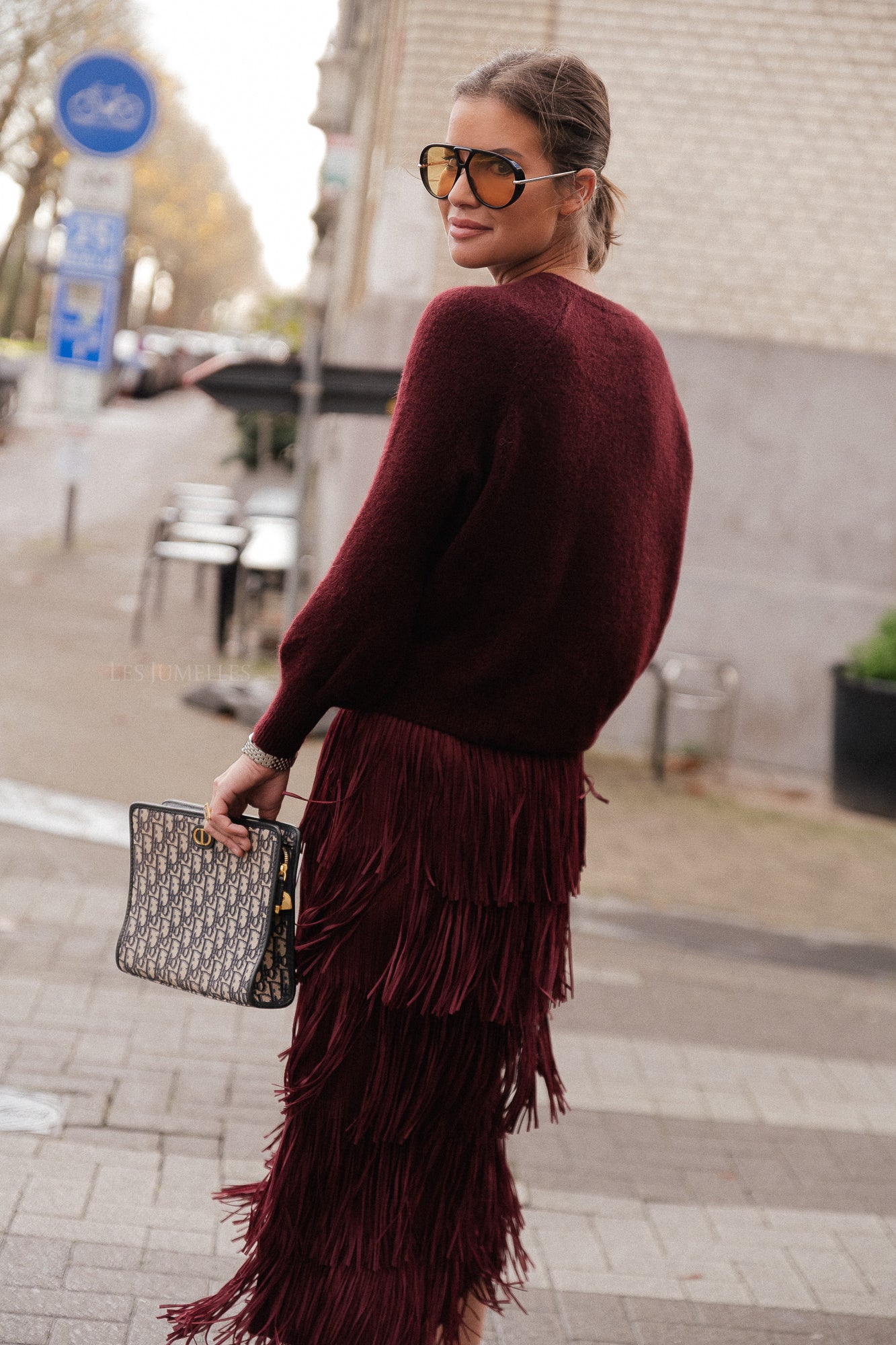Pull Fenna bordeaux