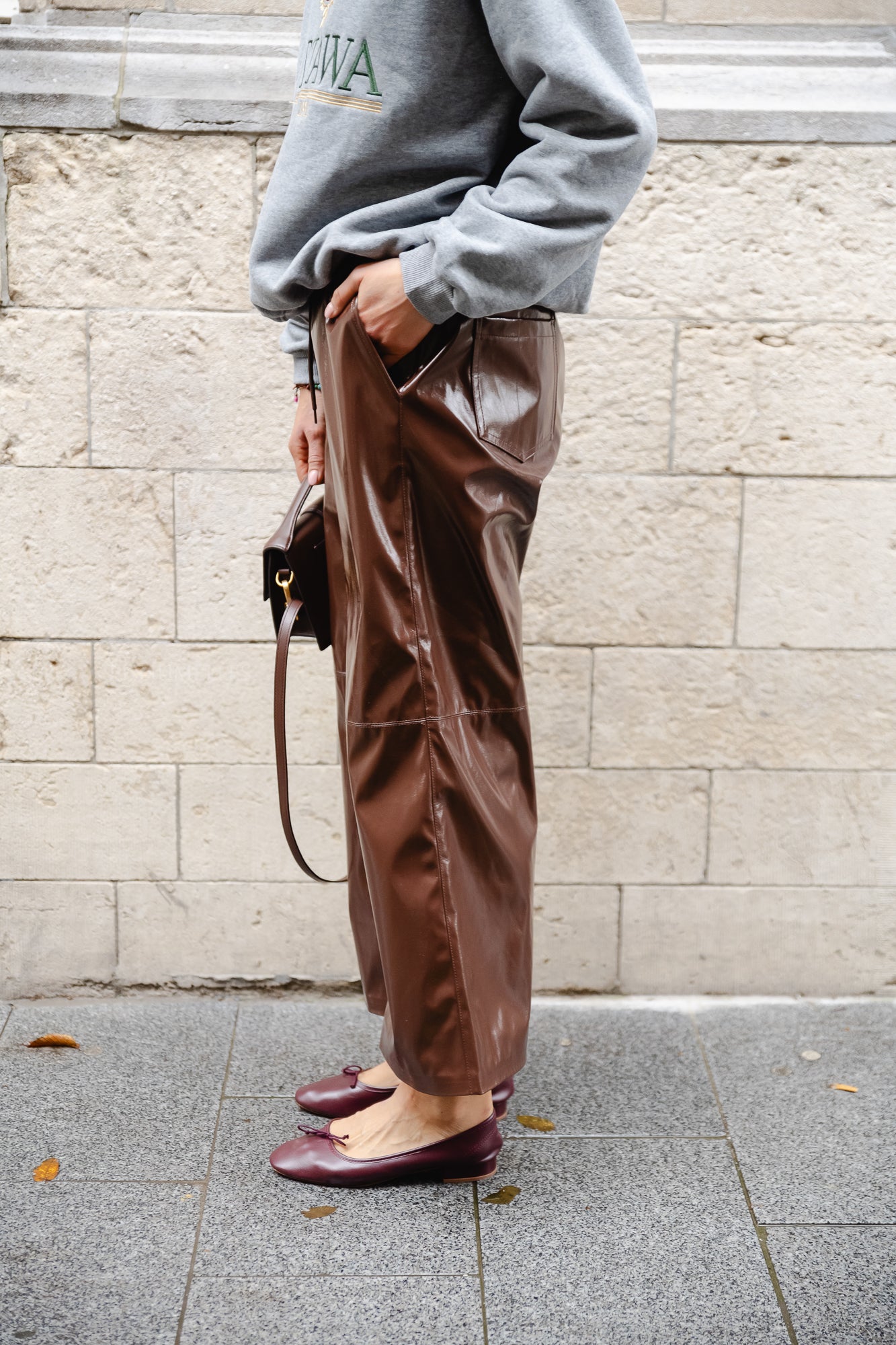 Pantalon Haylie marron