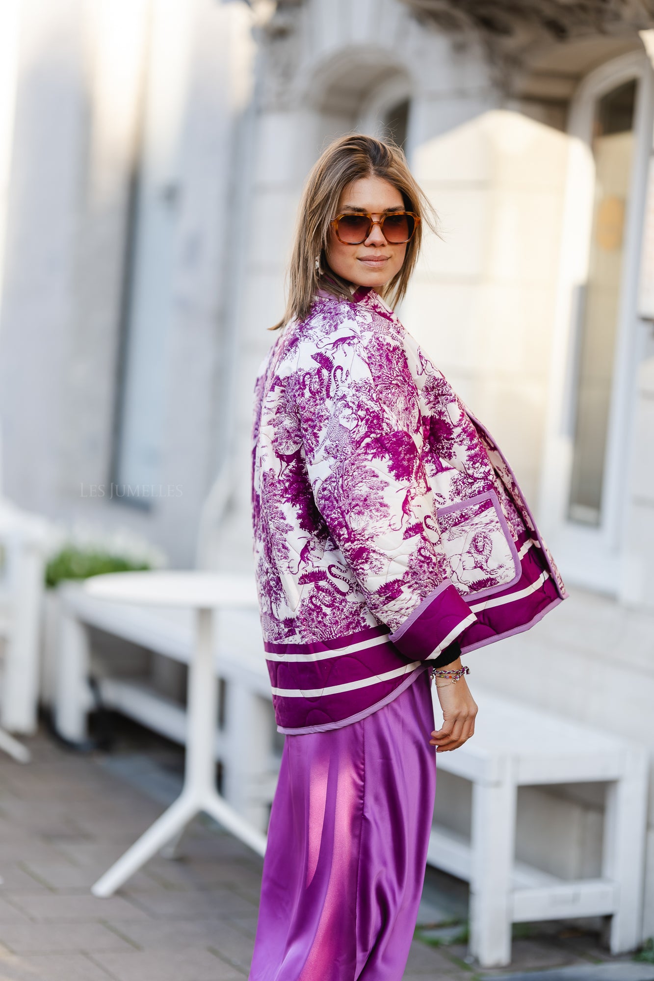 Isabella coat vivid orchid