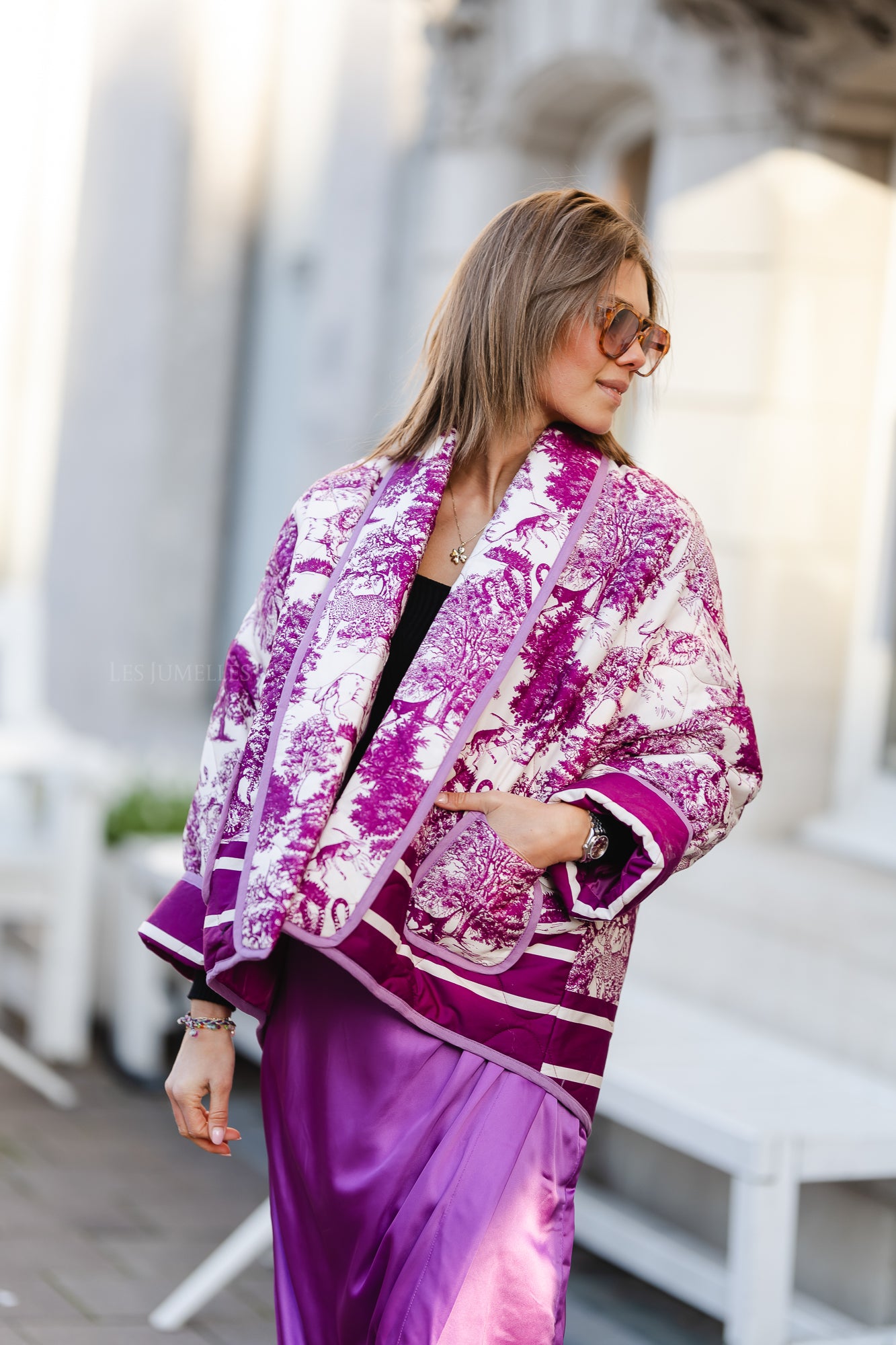 Isabella coat vivid orchid