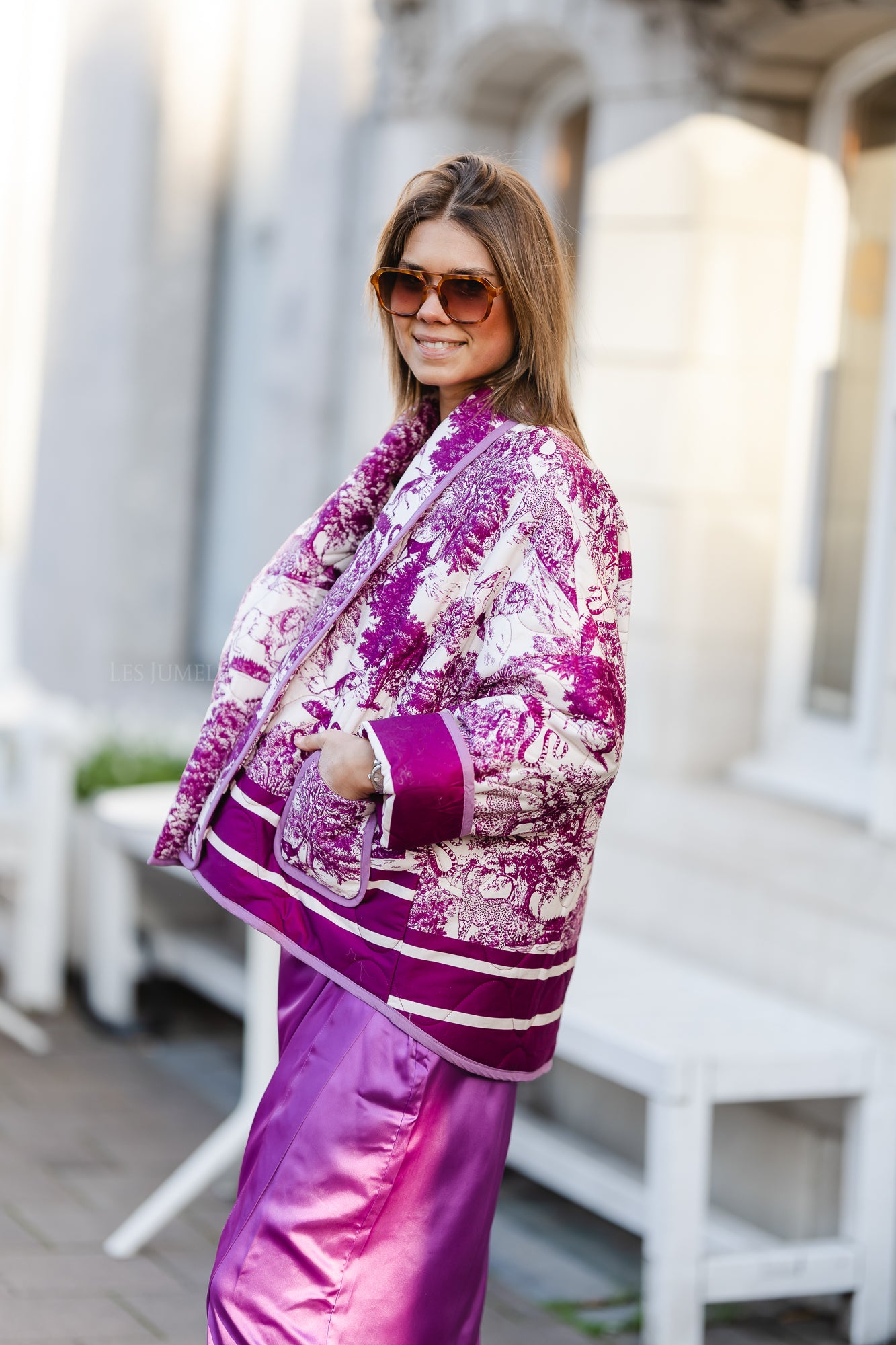 Isabella coat vivid orchid