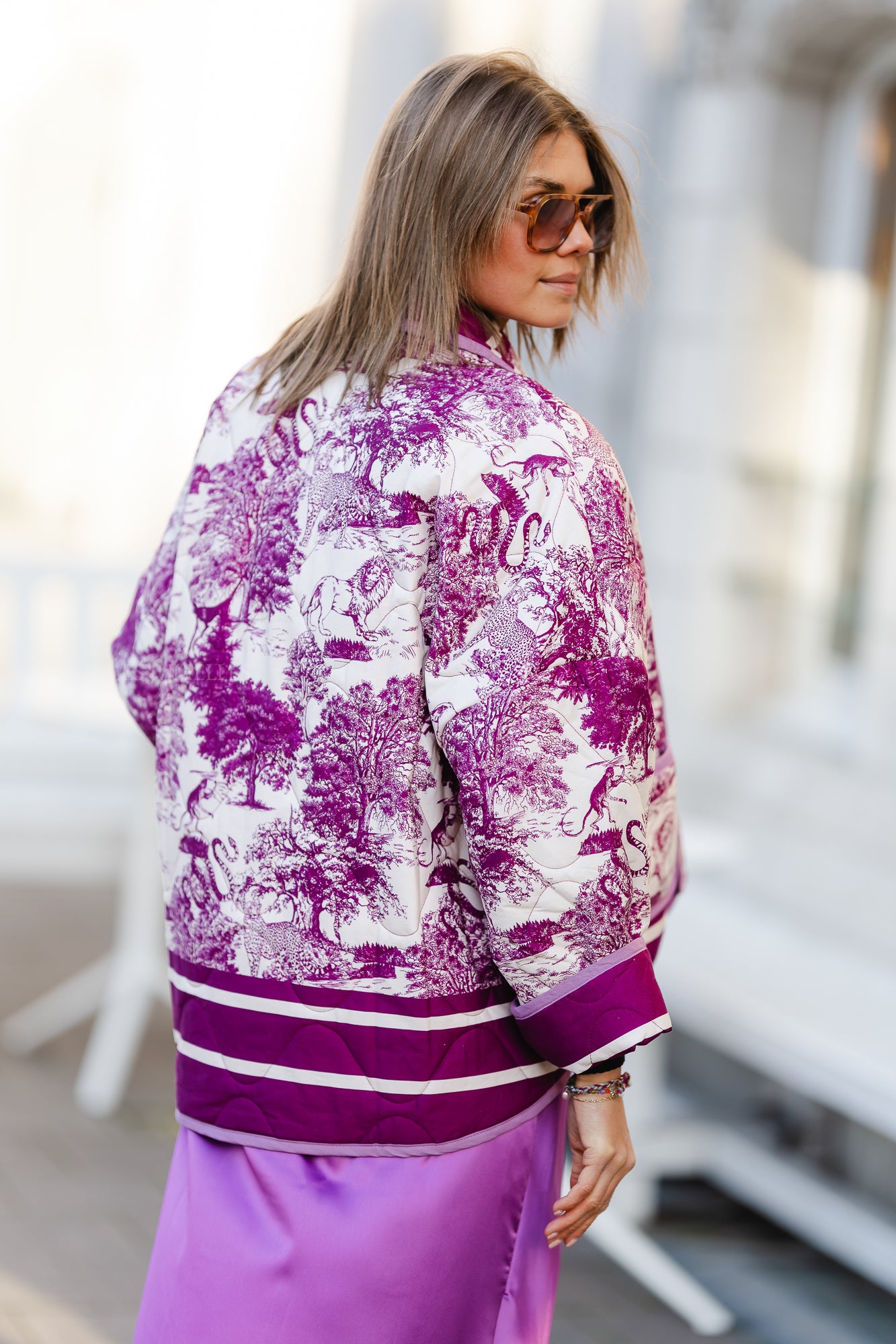 Isabella coat vivid orchid