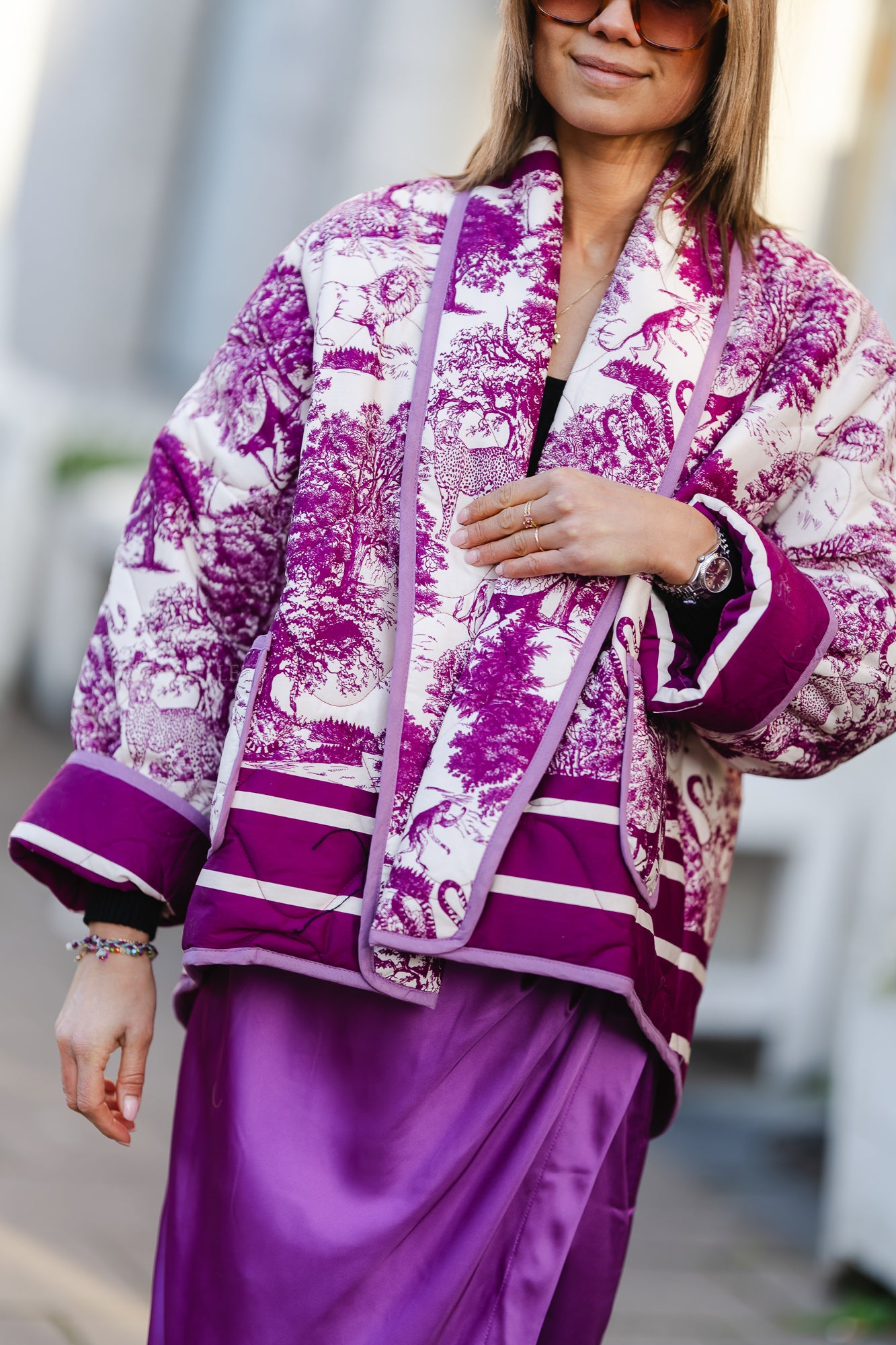 Isabella coat vivid orchid