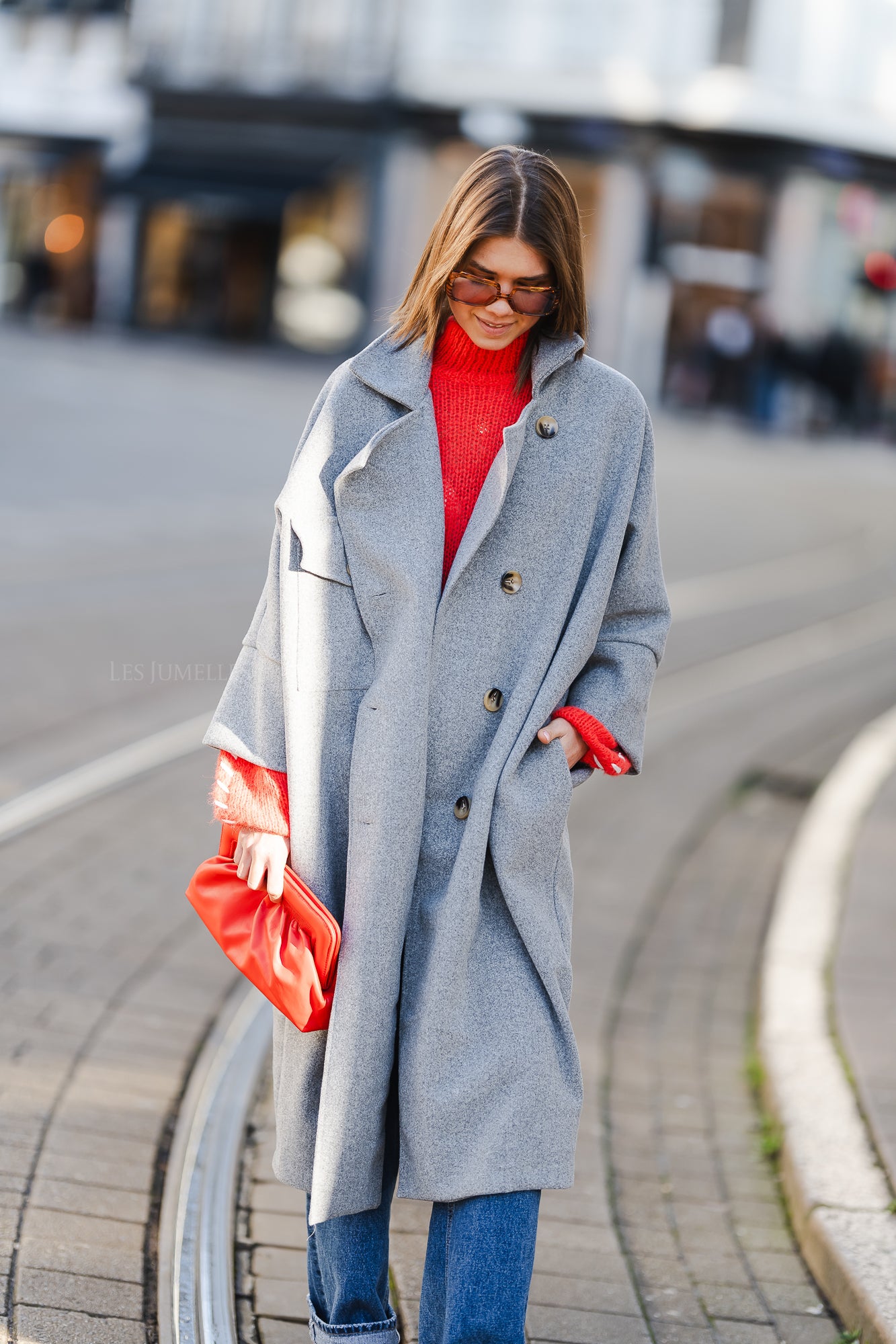 Juliane coat dark grey
