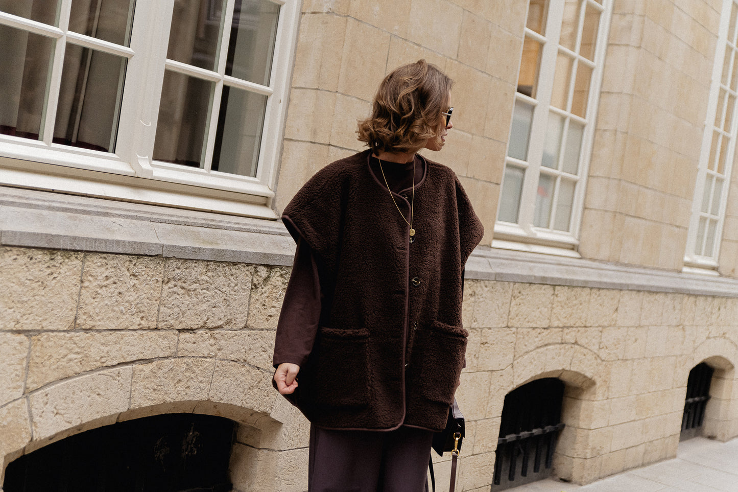 Briar waistcoat hot chocolate