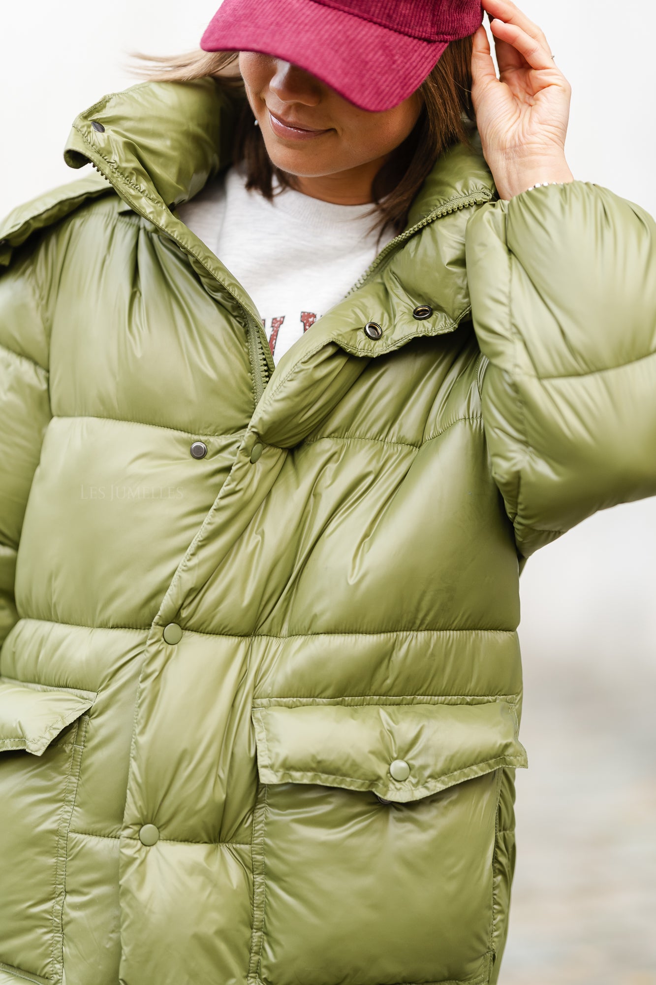 Doudoune Buffy olive