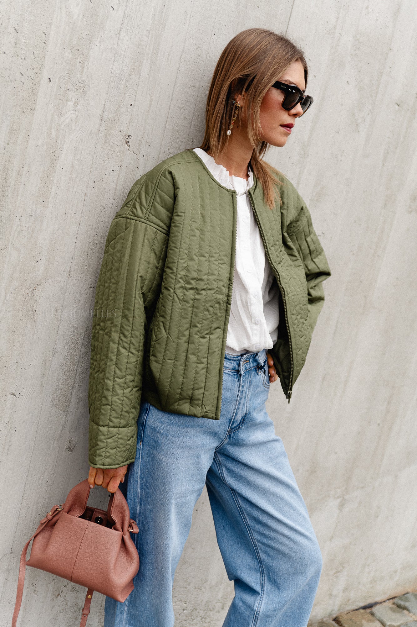 VITate LS Bomberjacke in Olive