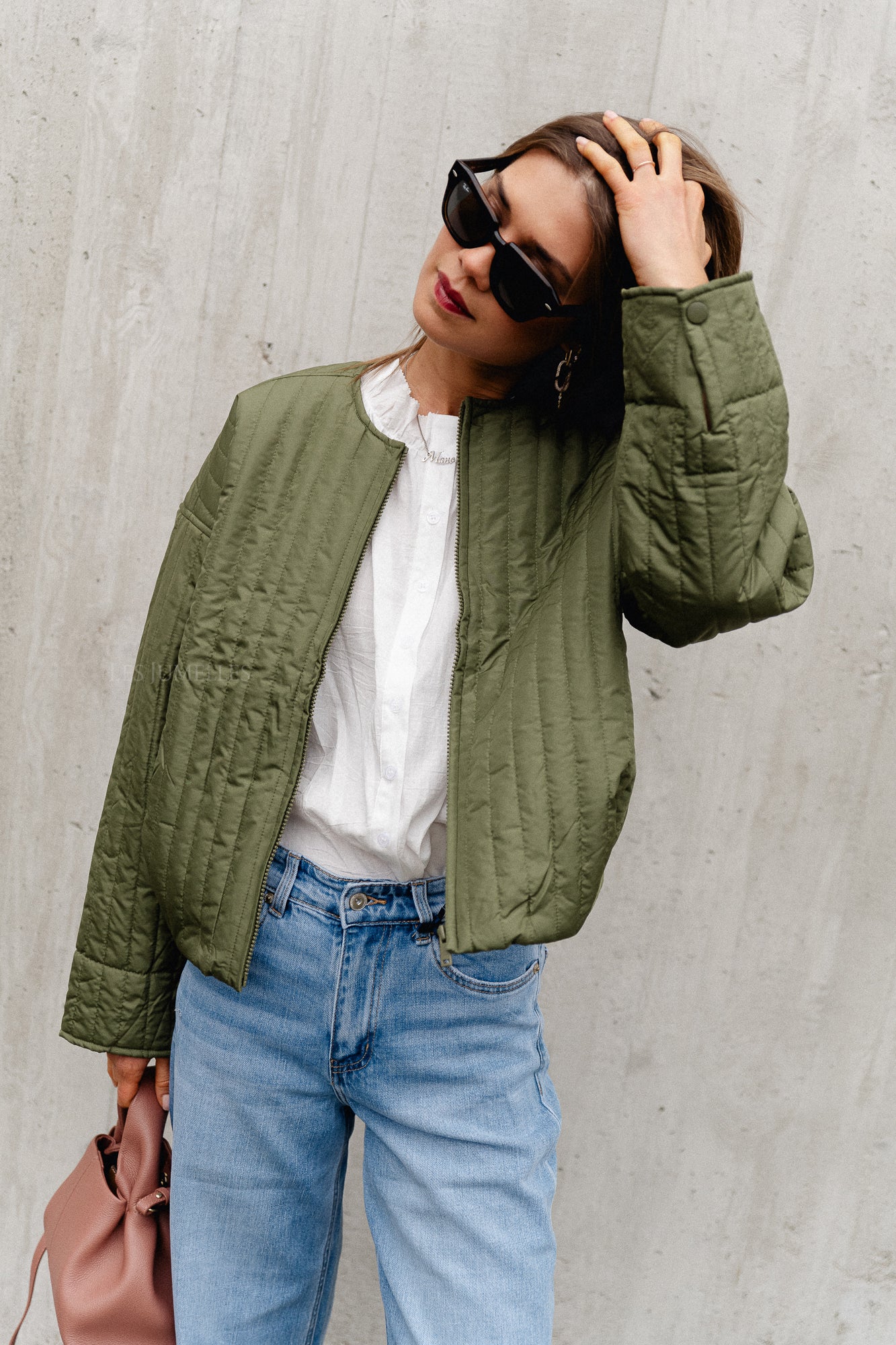 VITate LS Bomberjacke in Olive