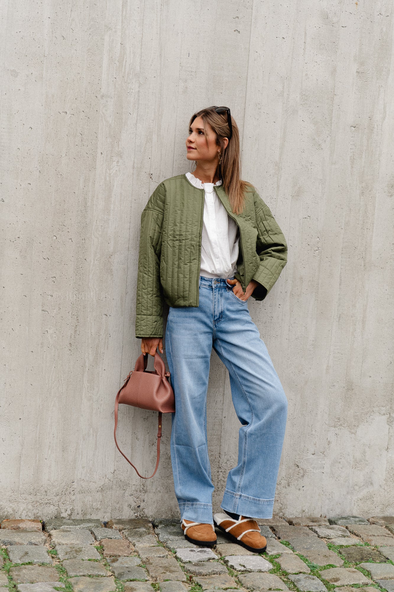 VITate LS Bomberjacke in Olive