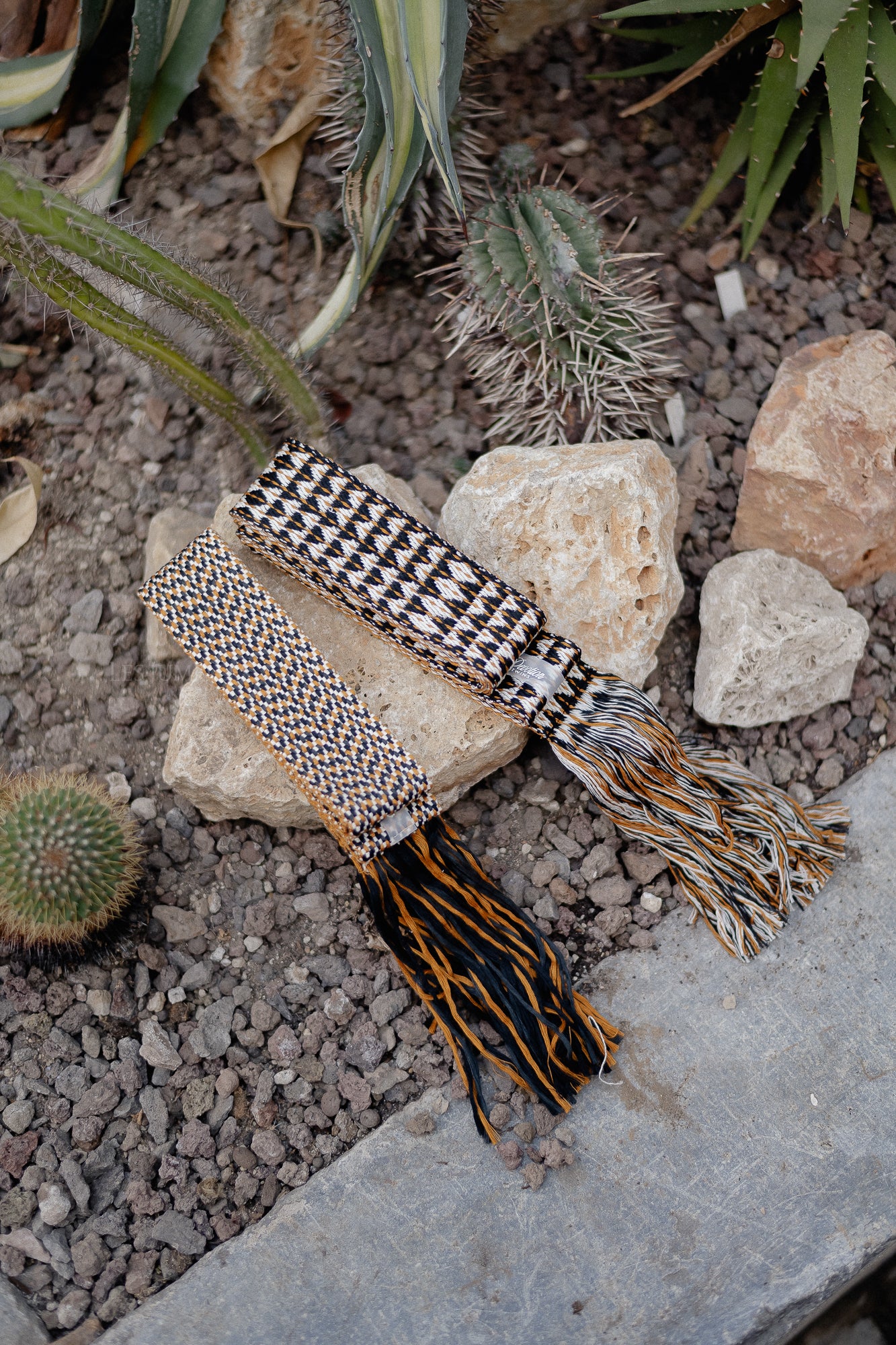 Belt 2 camel/black