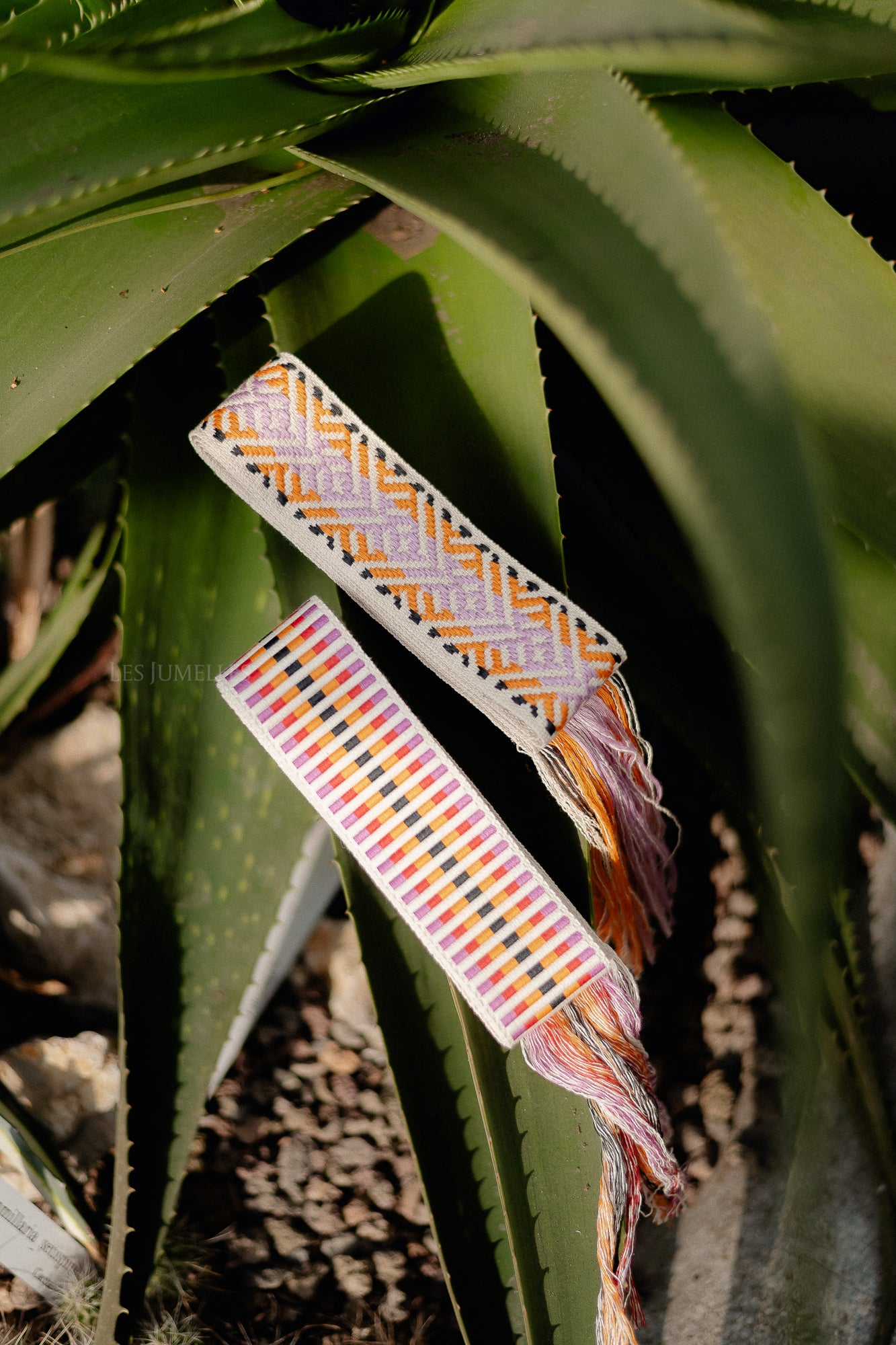 Belt 3 orange/violet