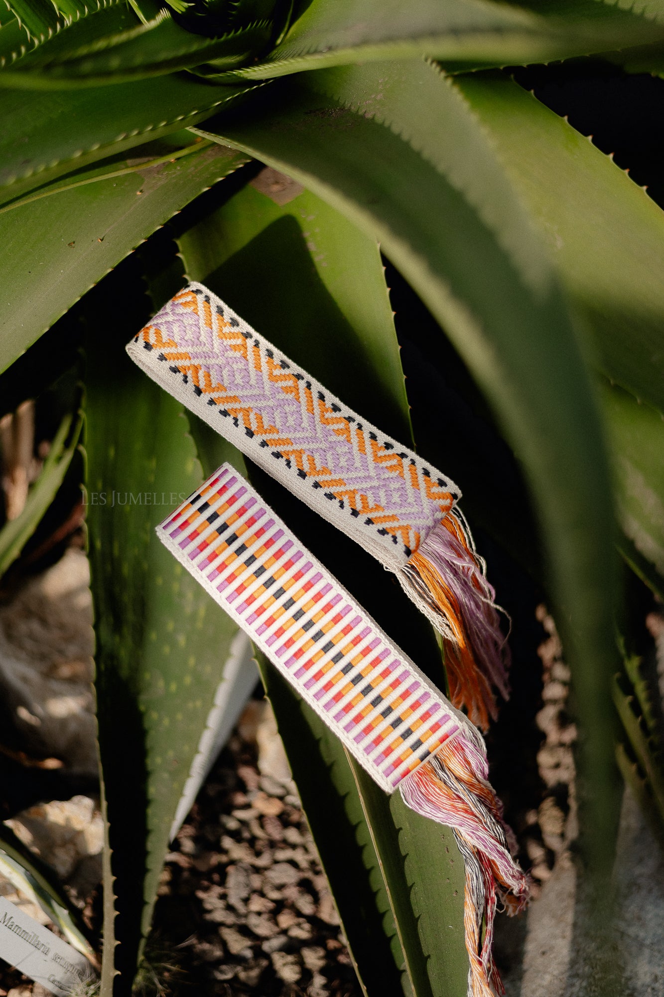 Belt 3 orange/violet