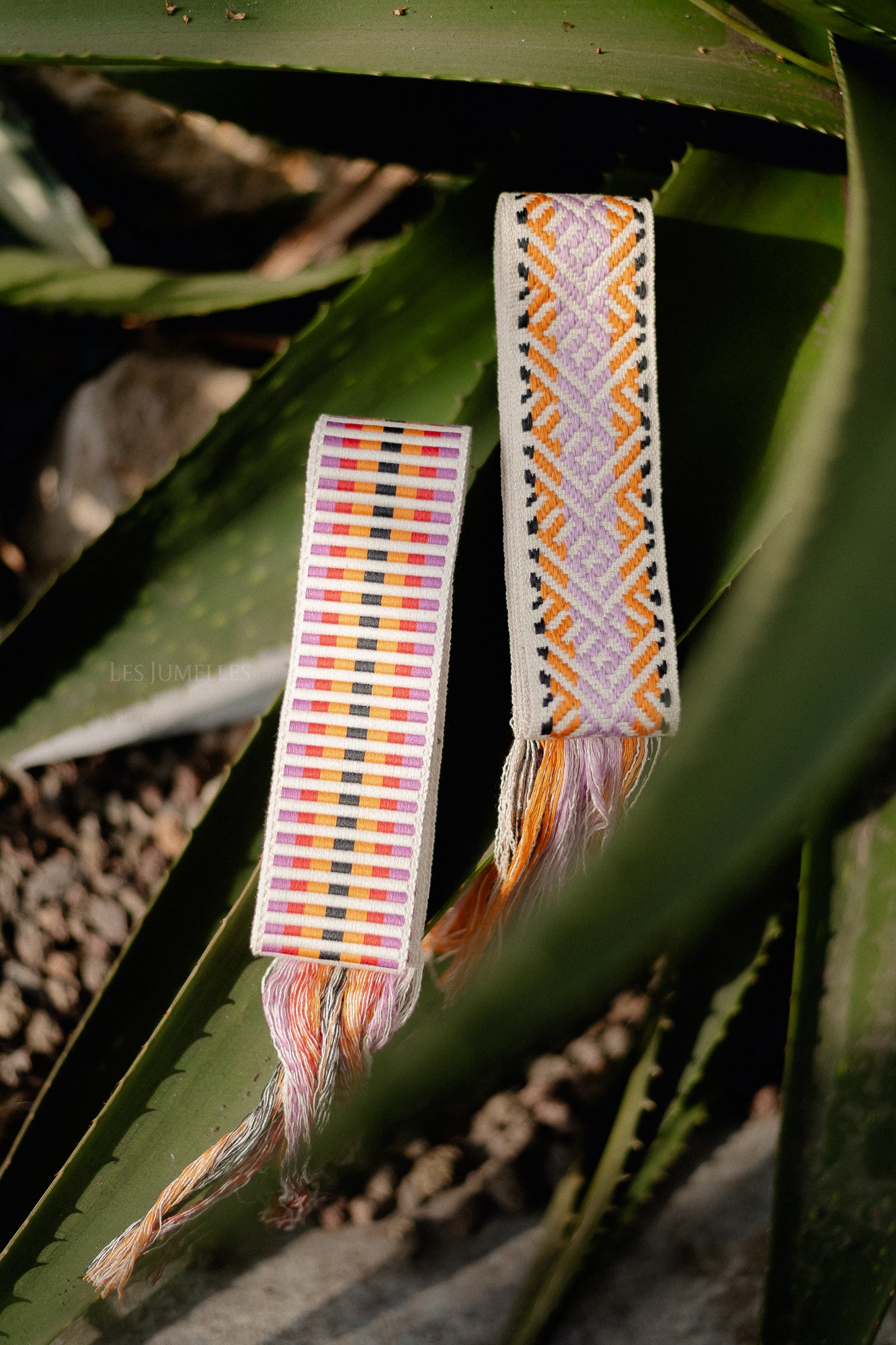 Belt 3 orange/violet