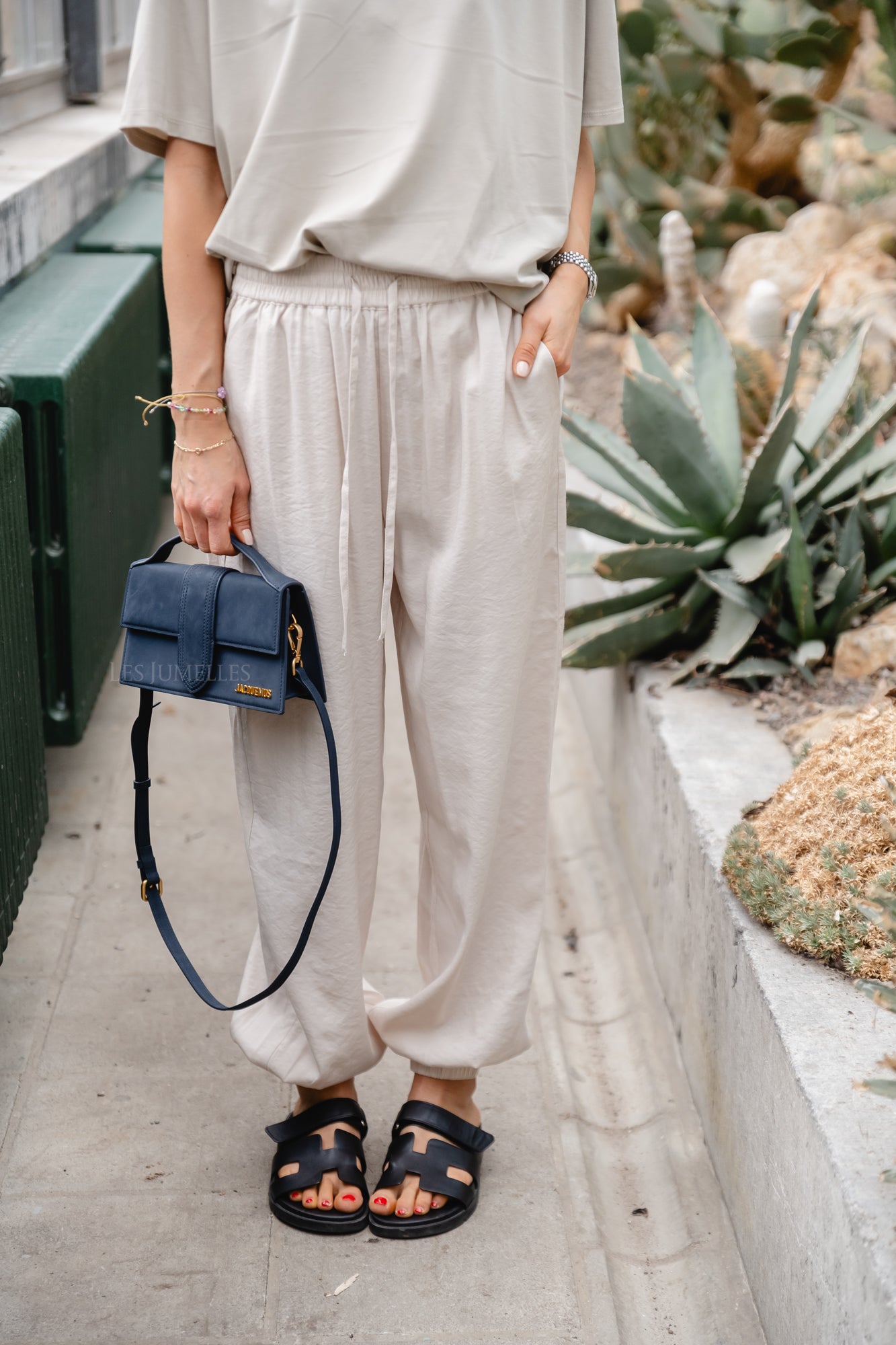 SLFBonnie HW string the pant sandshell