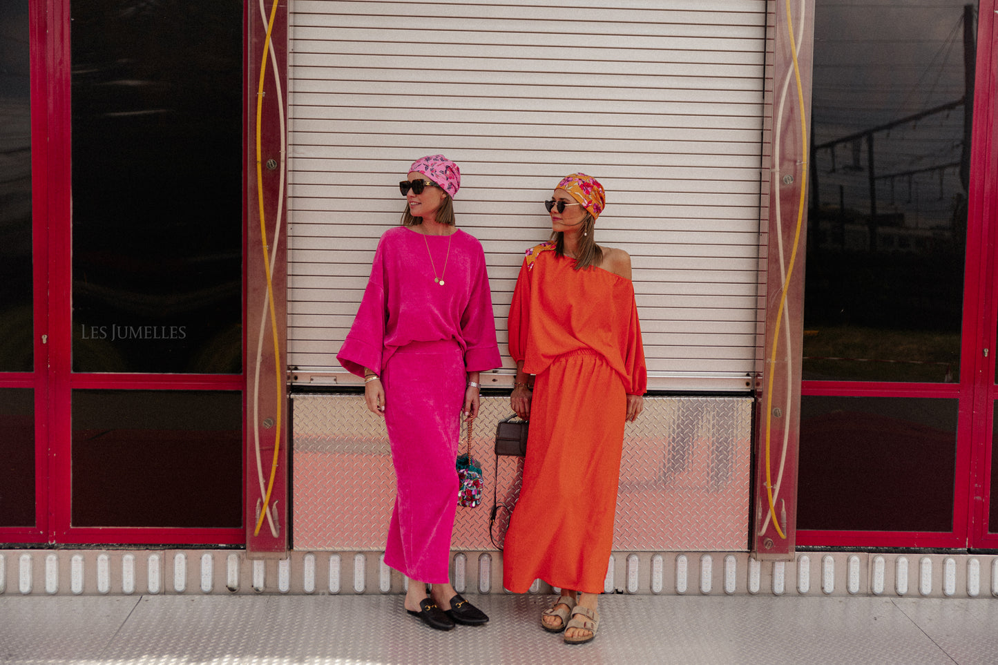 Jupe Aubrey orange foncé