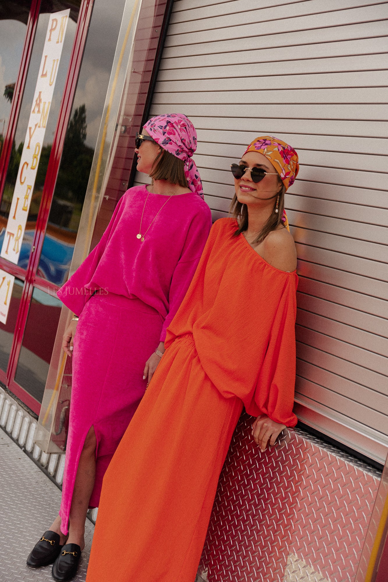 Jupe Aubrey orange foncé
