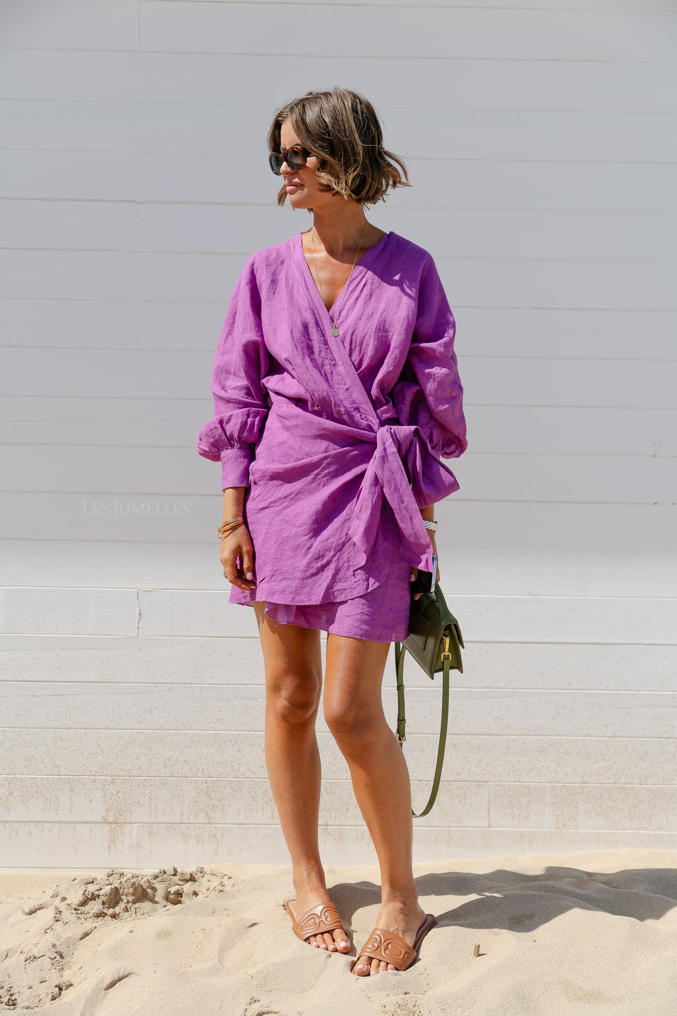 <tc>Robe à nœuds Lizzie magenta</tc>