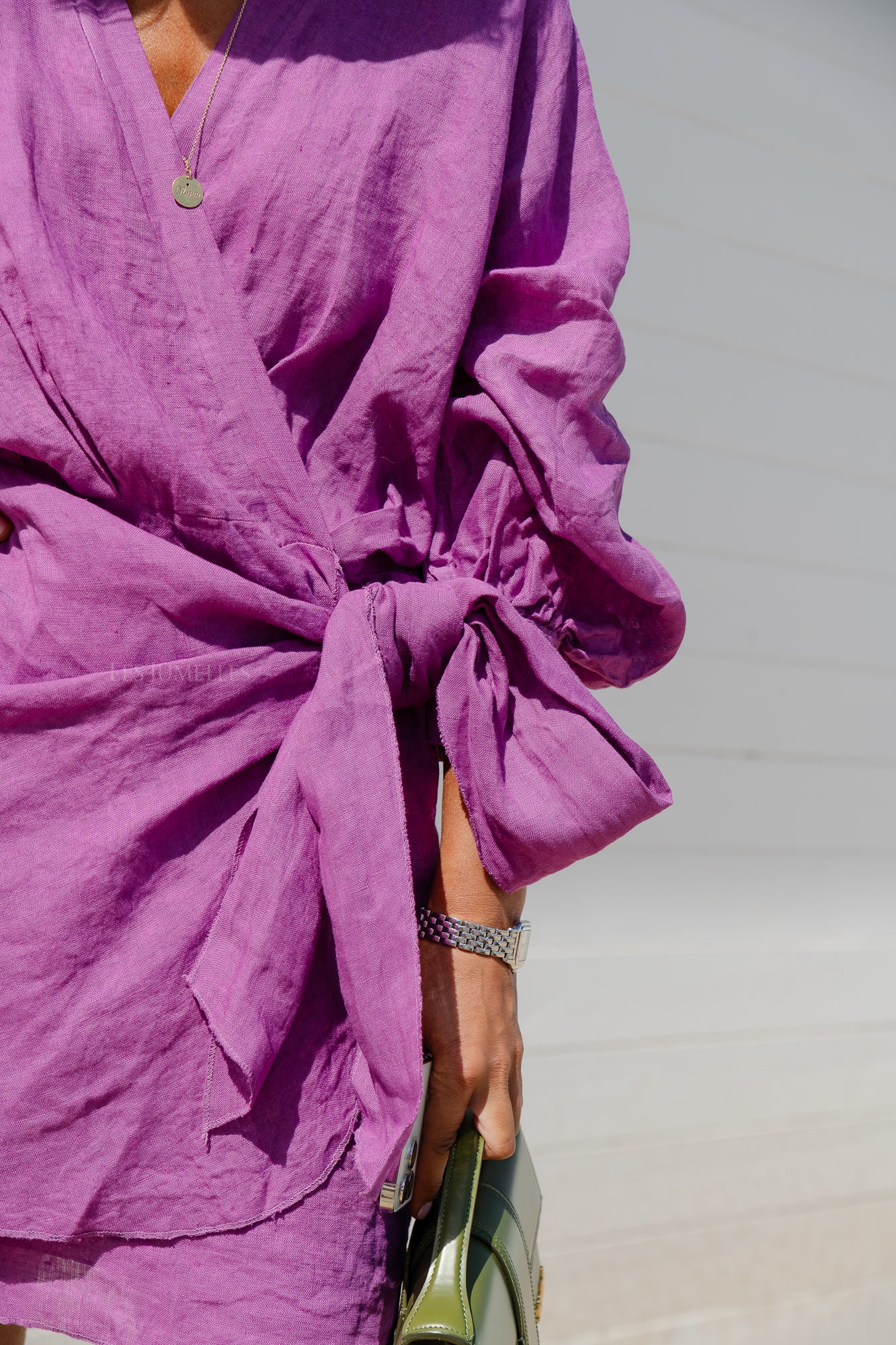 <tc>Robe à nœuds Lizzie magenta</tc>