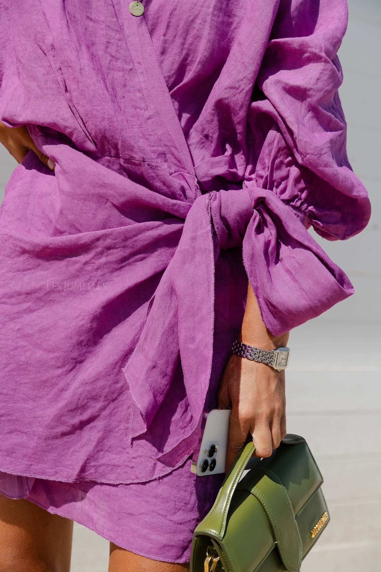<tc>Robe à nœuds Lizzie magenta</tc>
