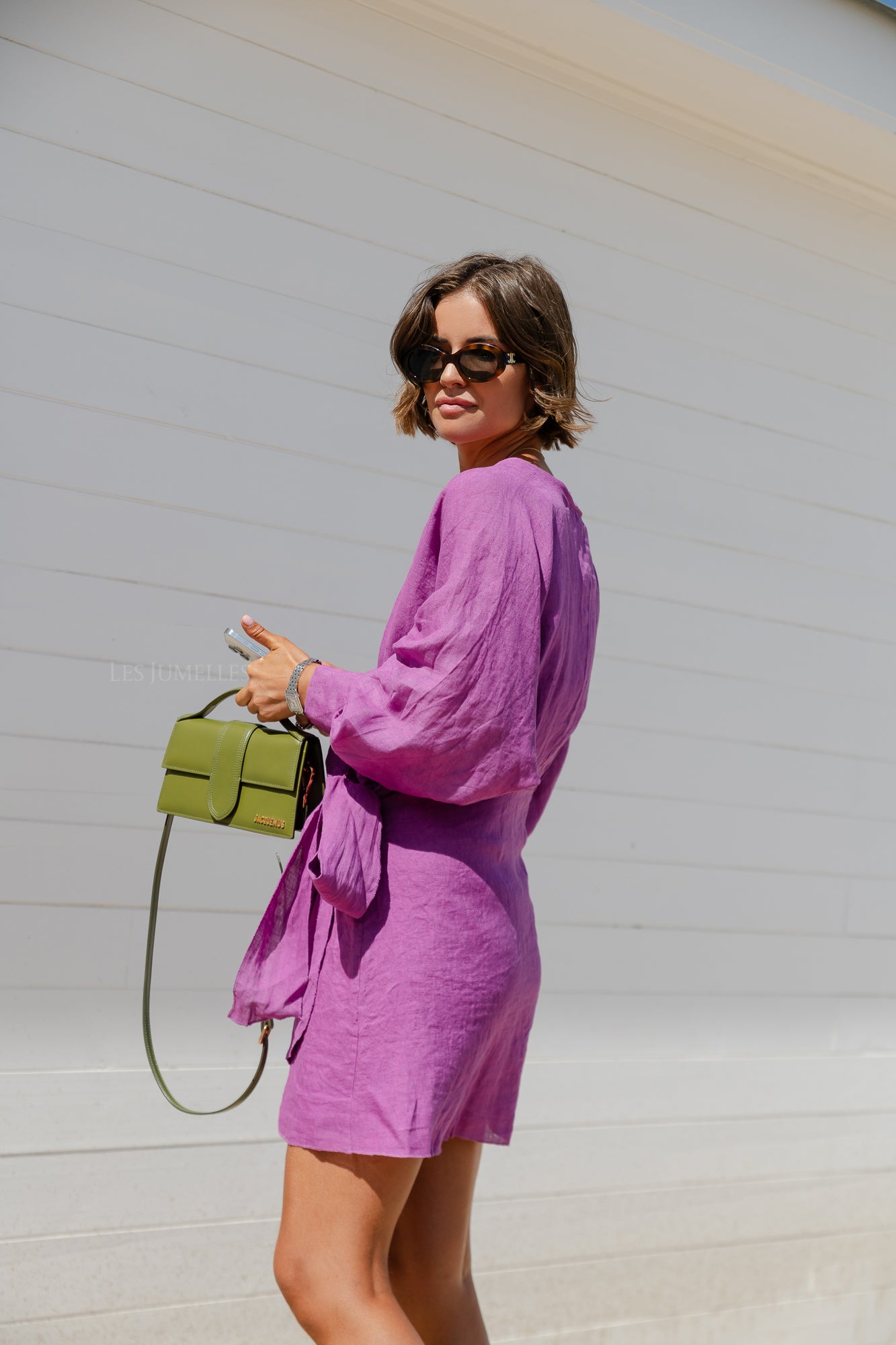 <tc>Robe à nœuds Lizzie magenta</tc>