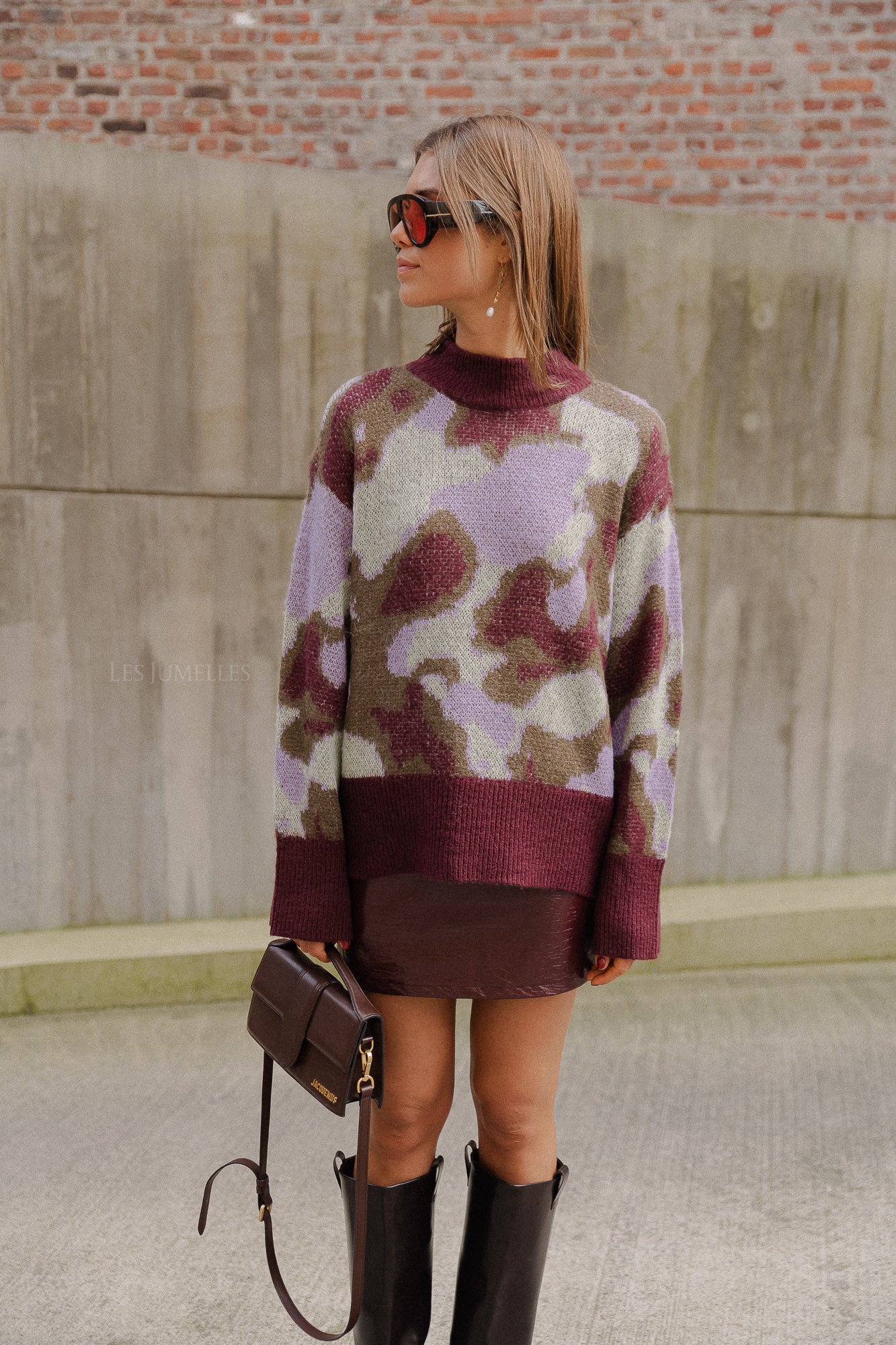 Isabeau skirt burgundy