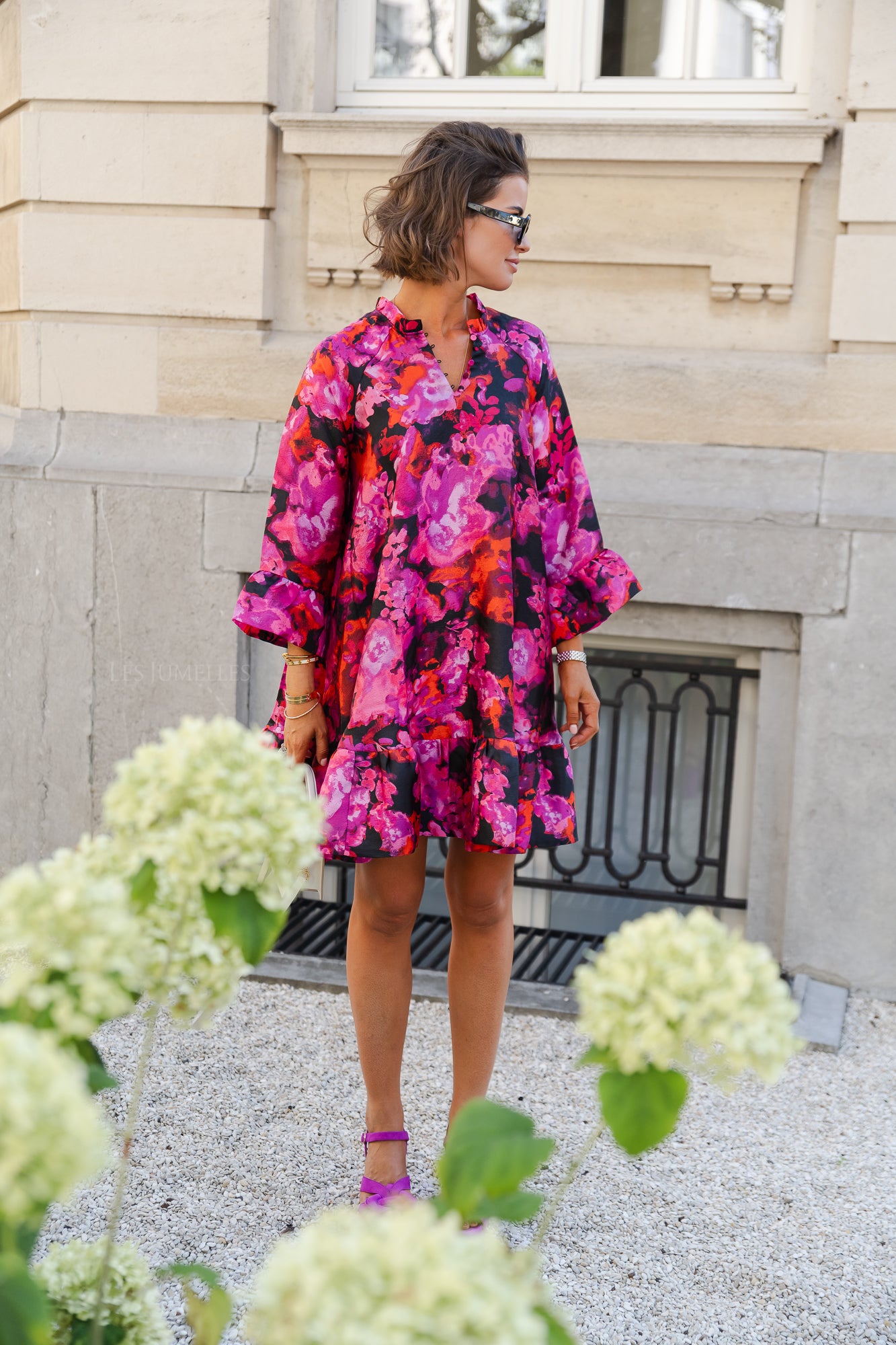 YASTwilightgarden robe 3/4 noir/crépuscule