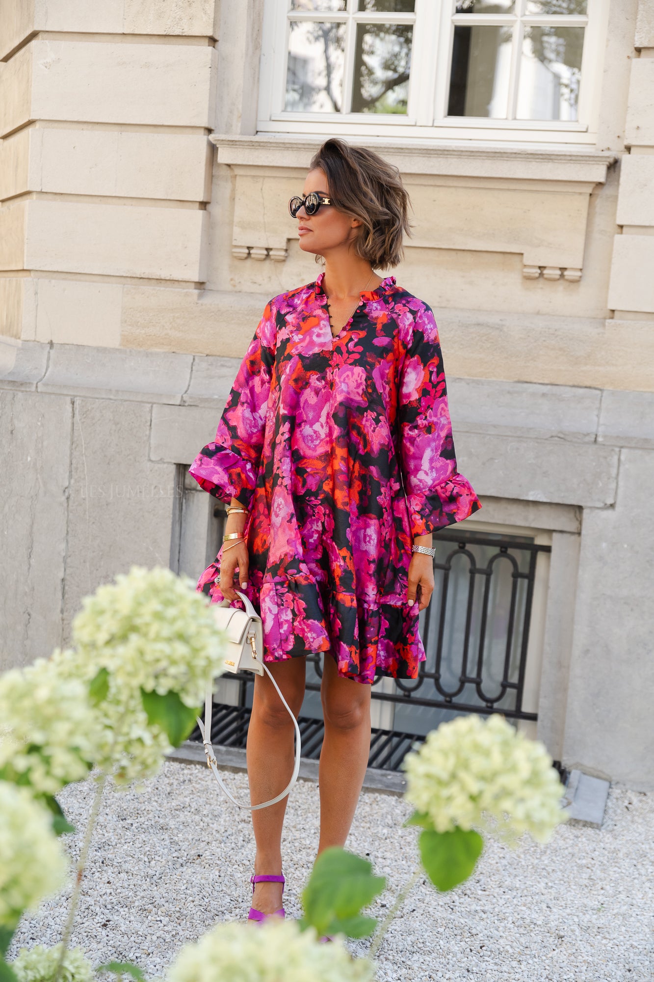 YASTwilightgarden robe 3/4 noir/crépuscule
