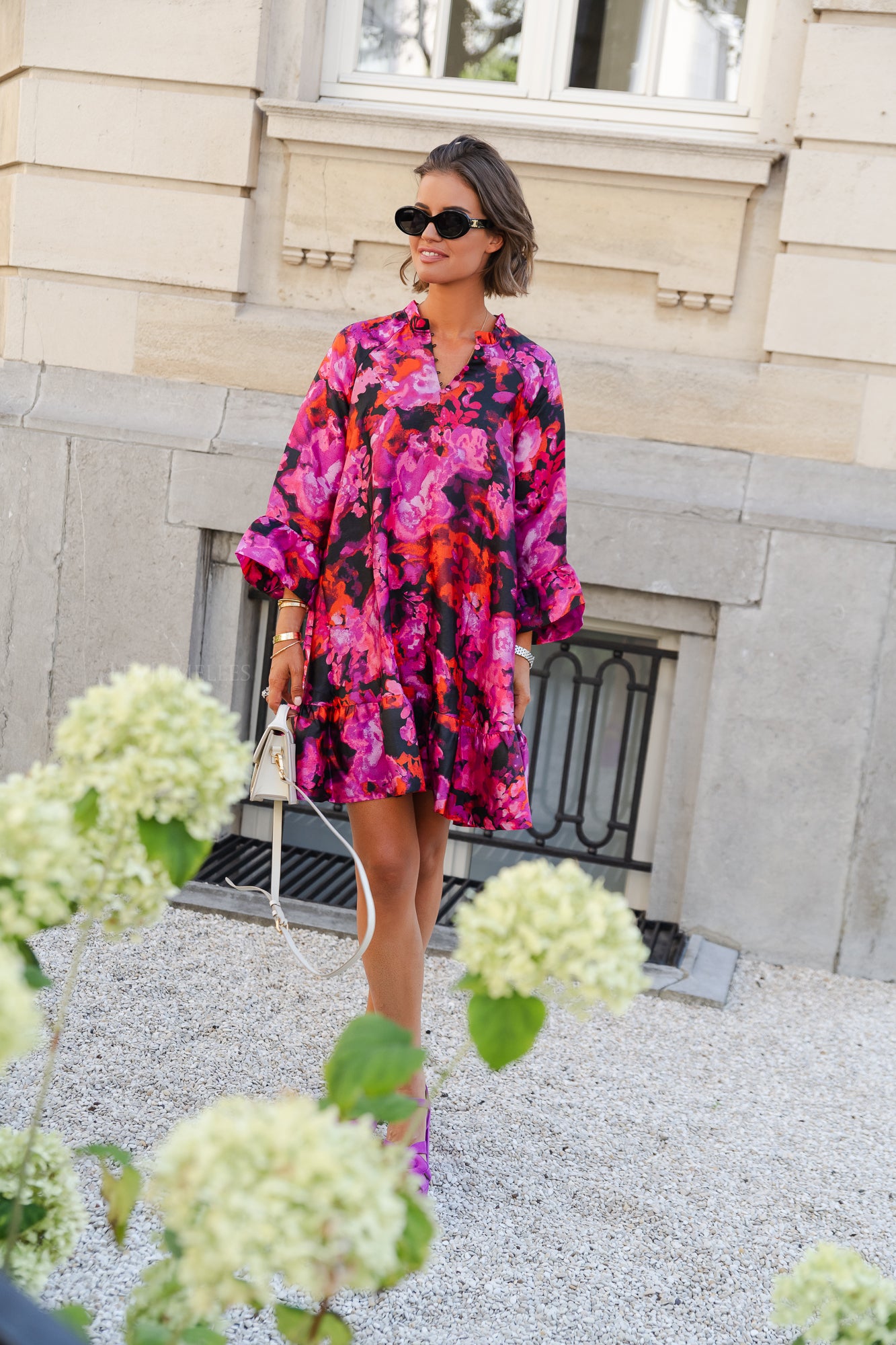 YASTwilightgarden robe 3/4 noir/crépuscule