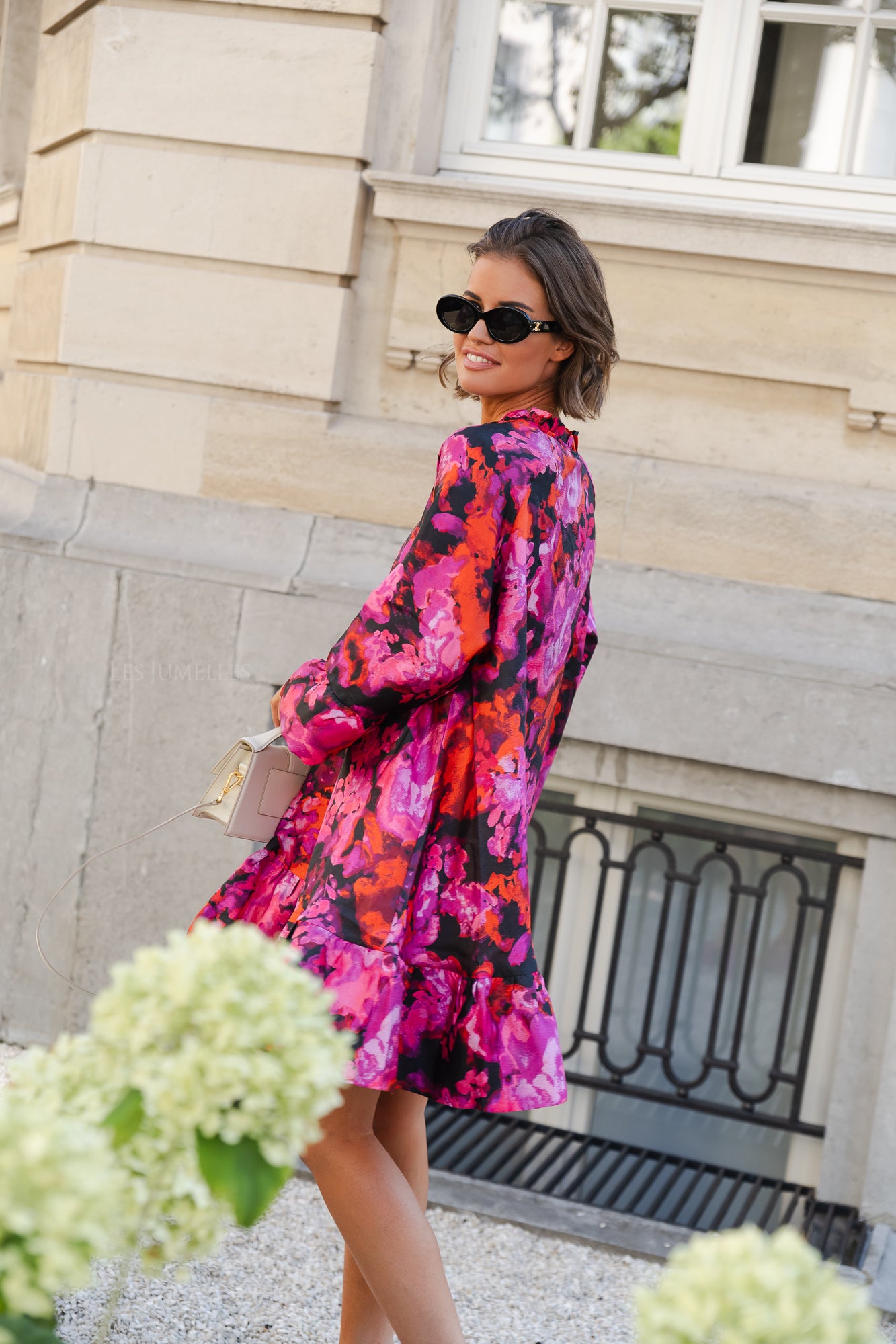 YASTwilightgarden robe 3/4 noir/crépuscule