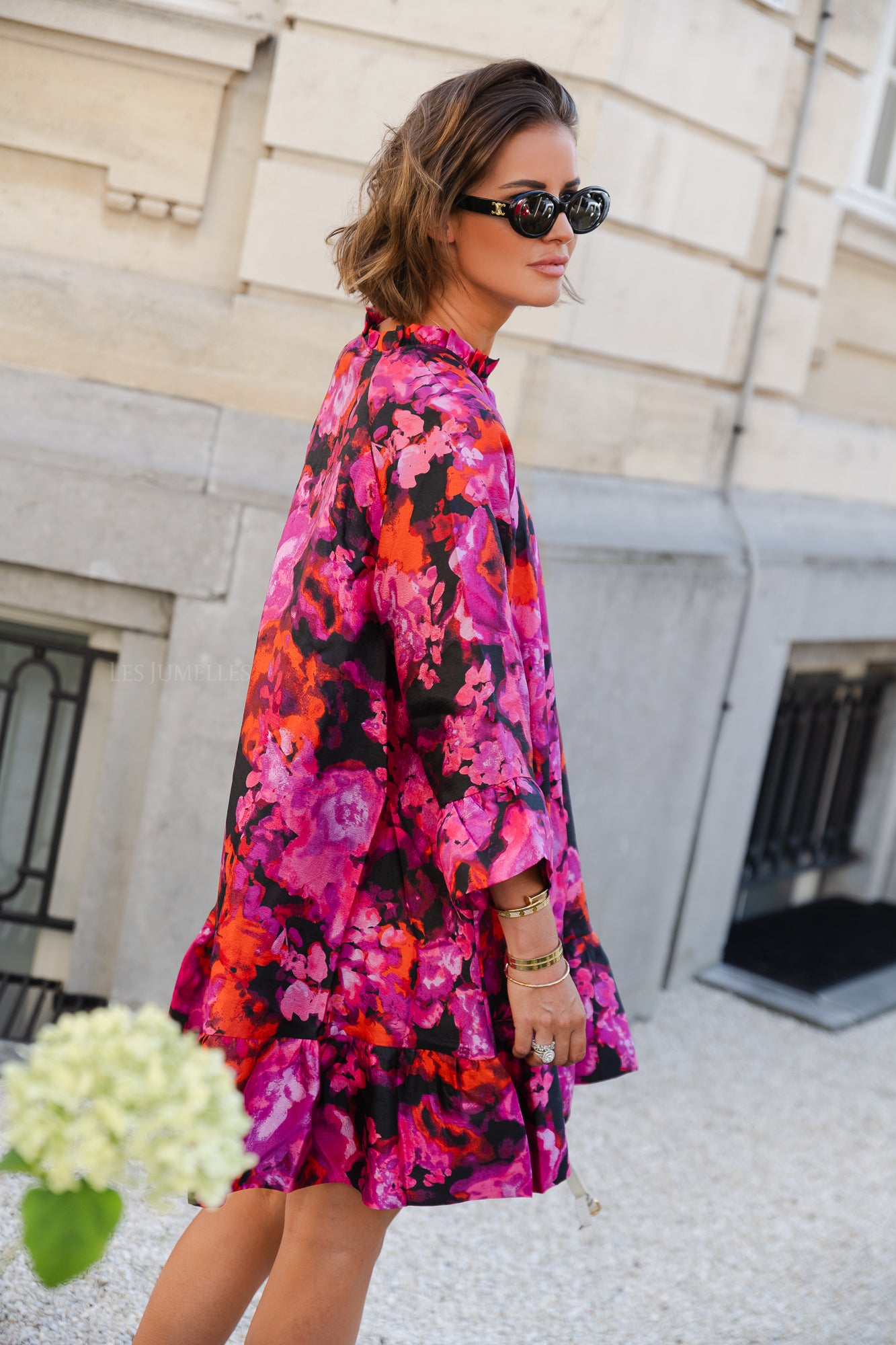 YASTwilightgarden robe 3/4 noir/crépuscule
