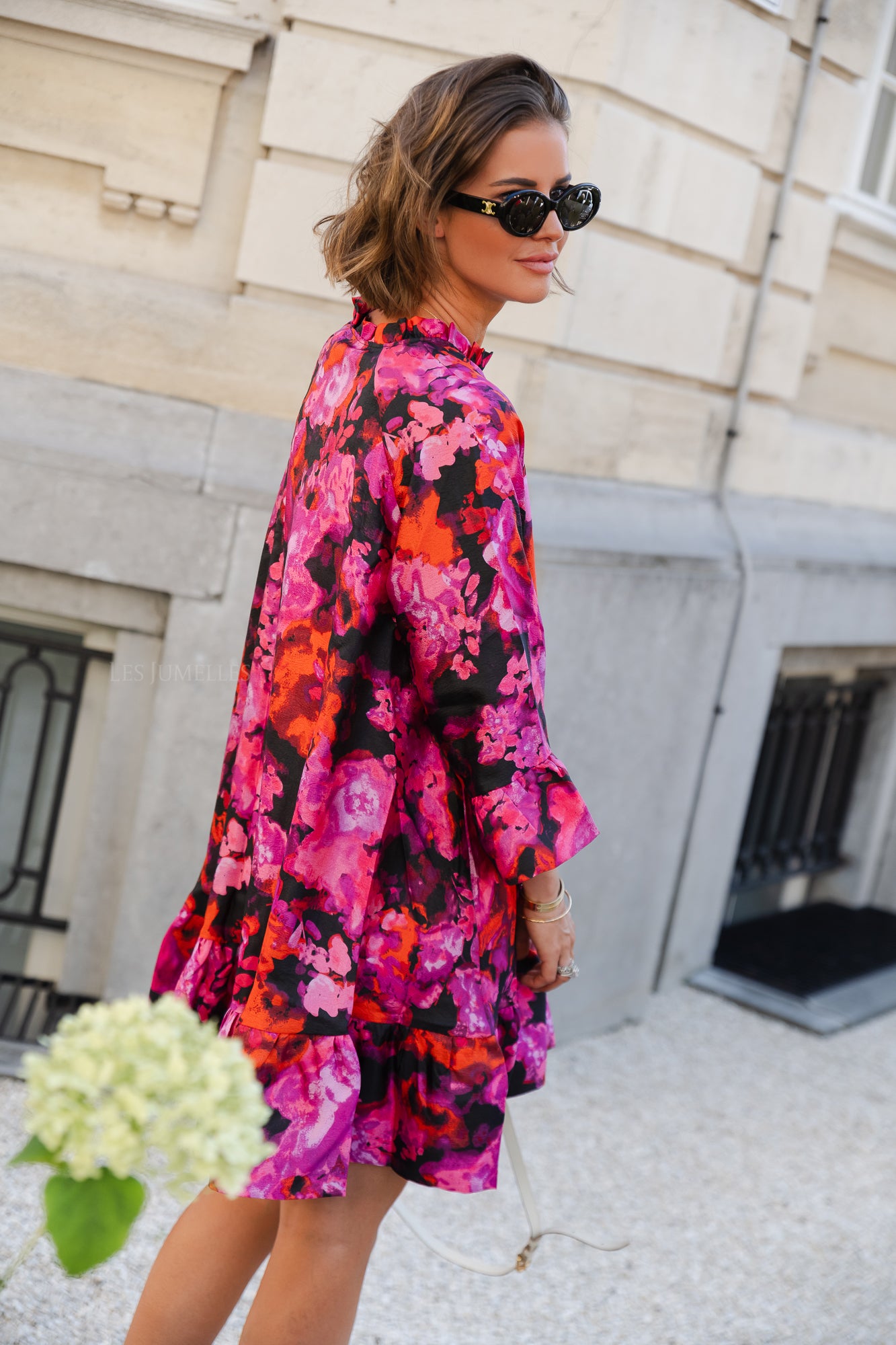 YASTwilightgarden robe 3/4 noir/crépuscule