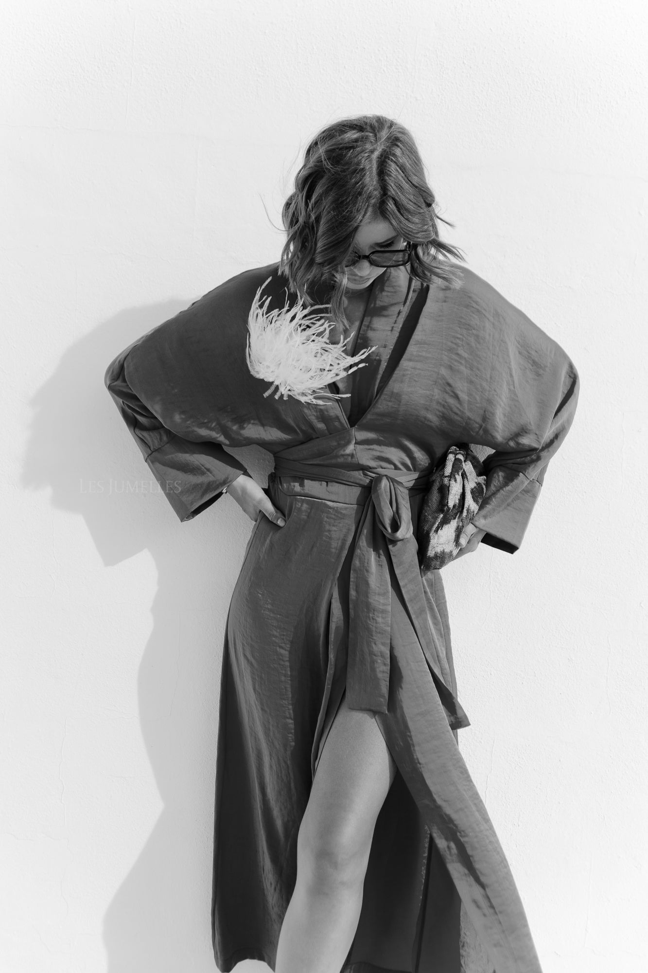 <tc>Chloe kimono jurk paars</tc>