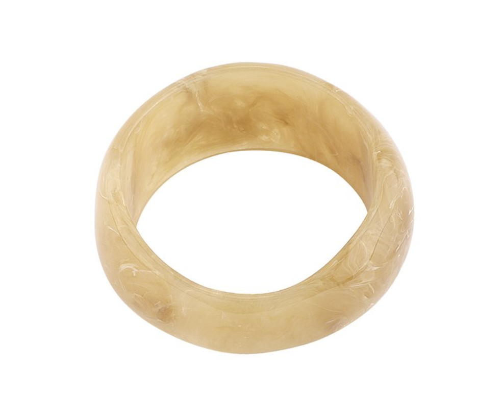 Acrylic bangle apricot