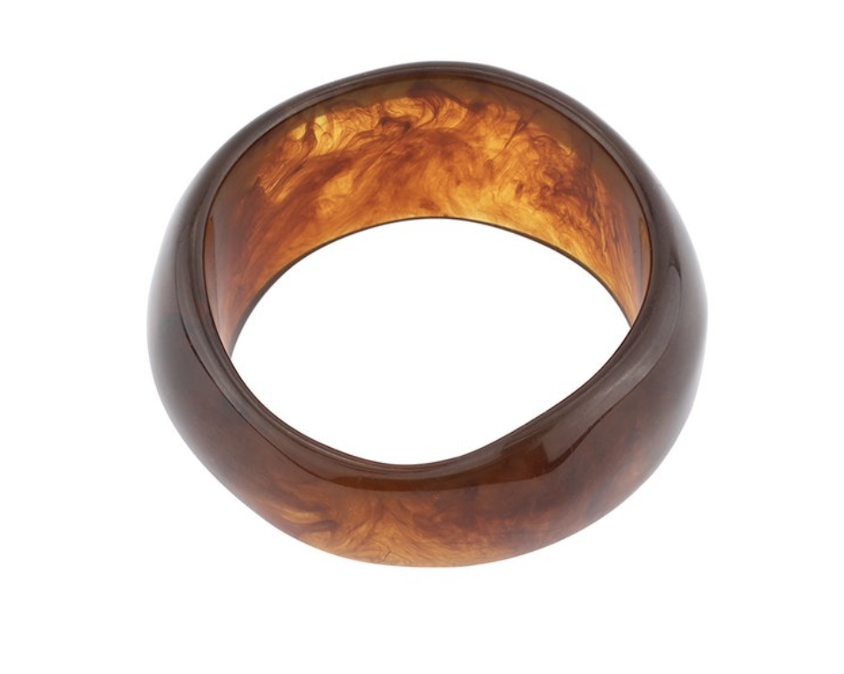 Acrylic bangle brown