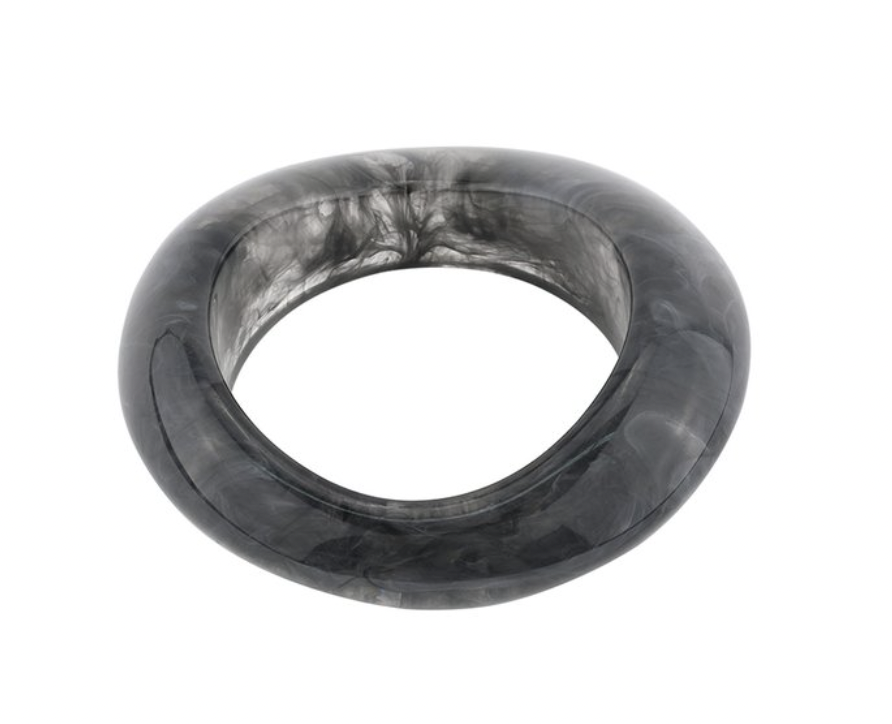 Acrylic bangle grey