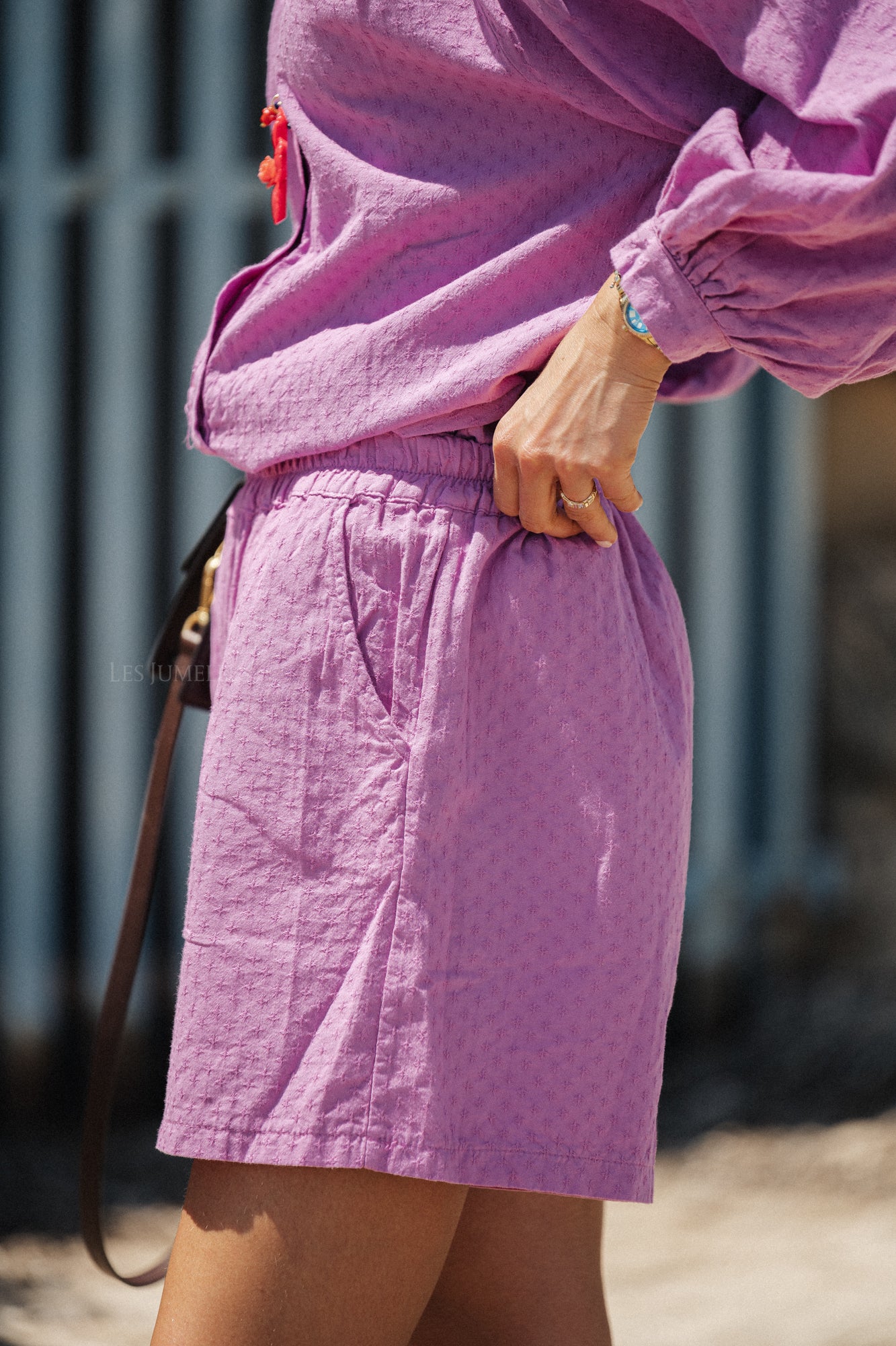 Juliette Baumwollshorts Orchidee