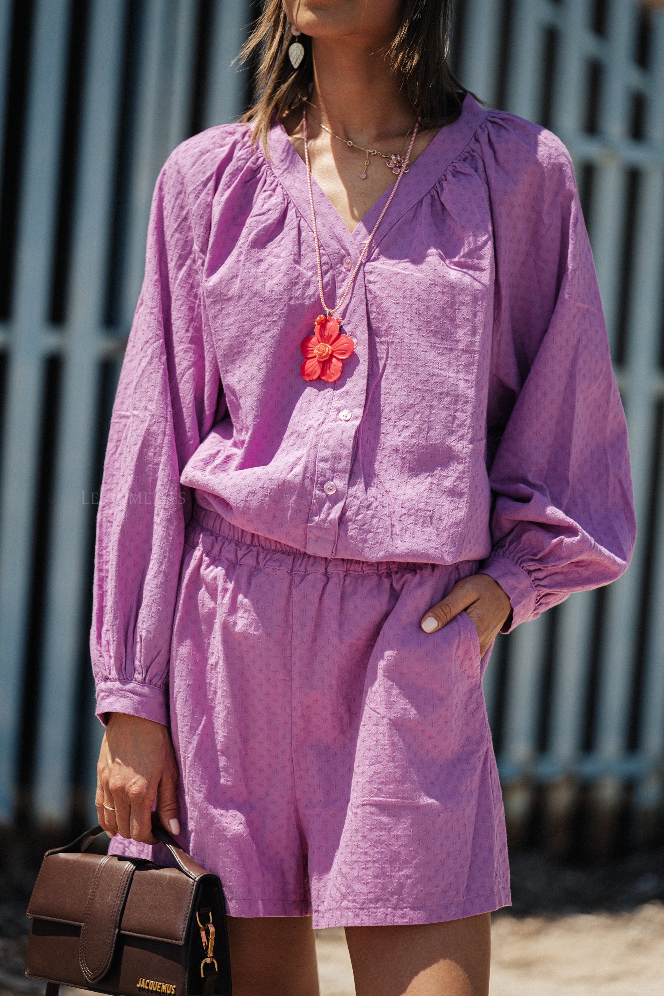 Juliette Baumwollshorts Orchidee