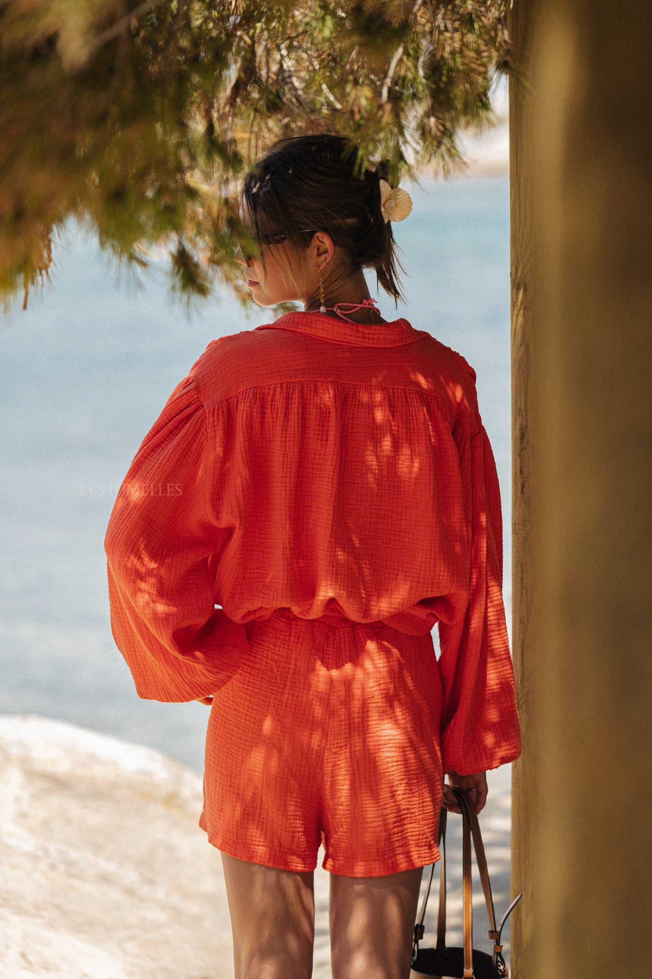 Abigail-Set dunkelorange