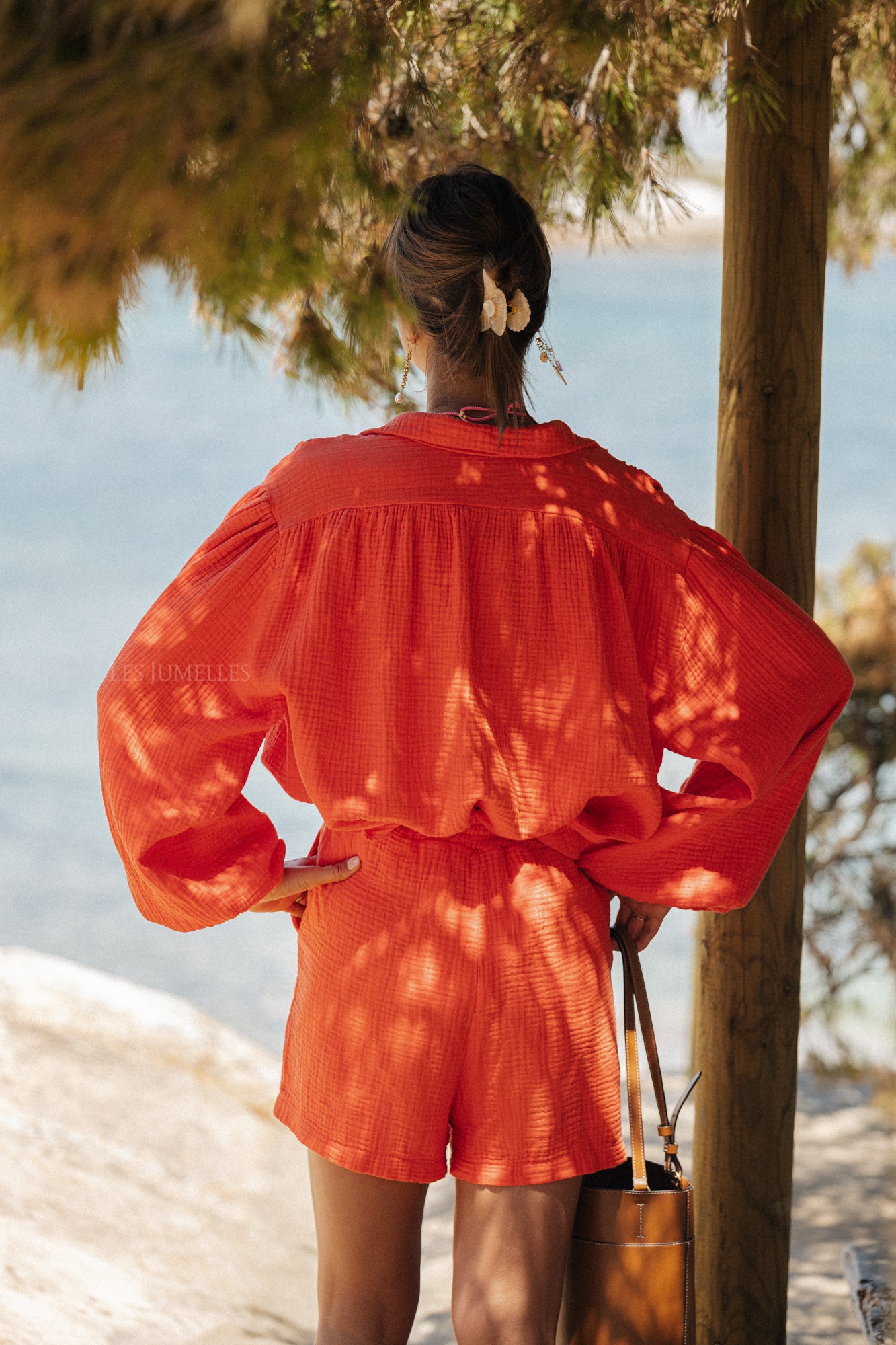 Abigail-Set dunkelorange