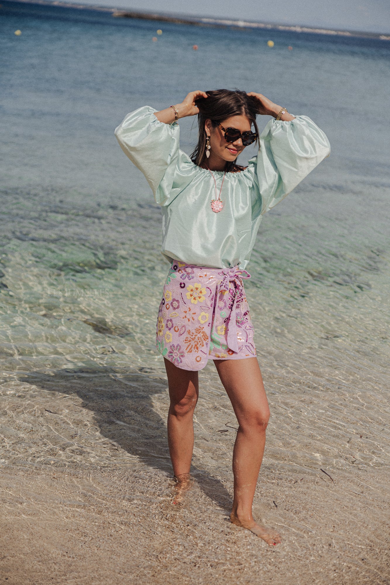 Romy skort lilac