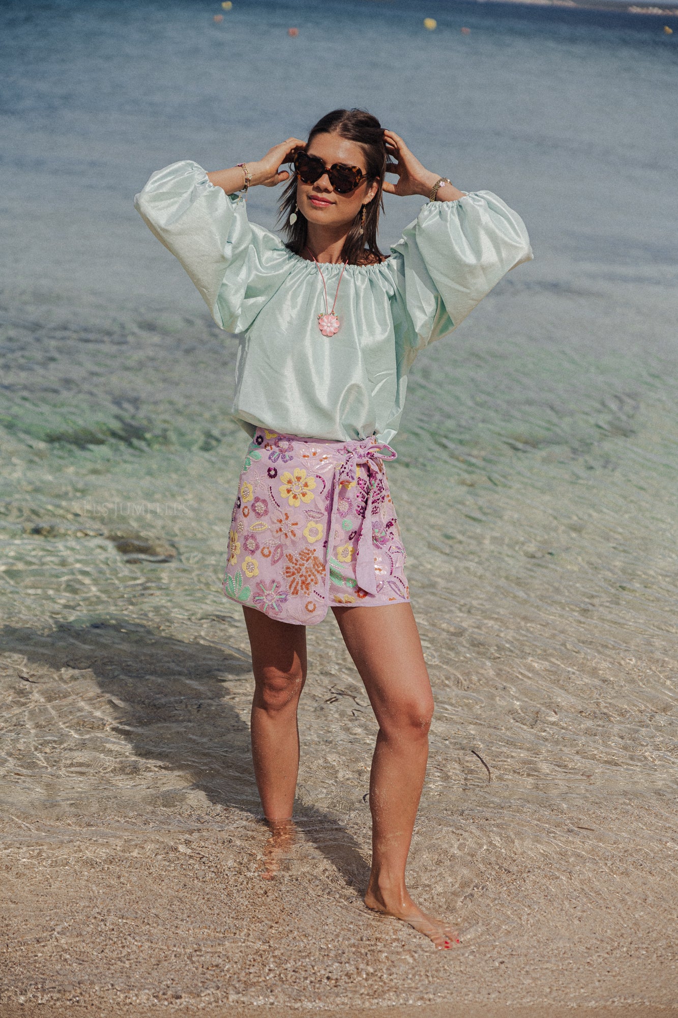 Romy skort lilac