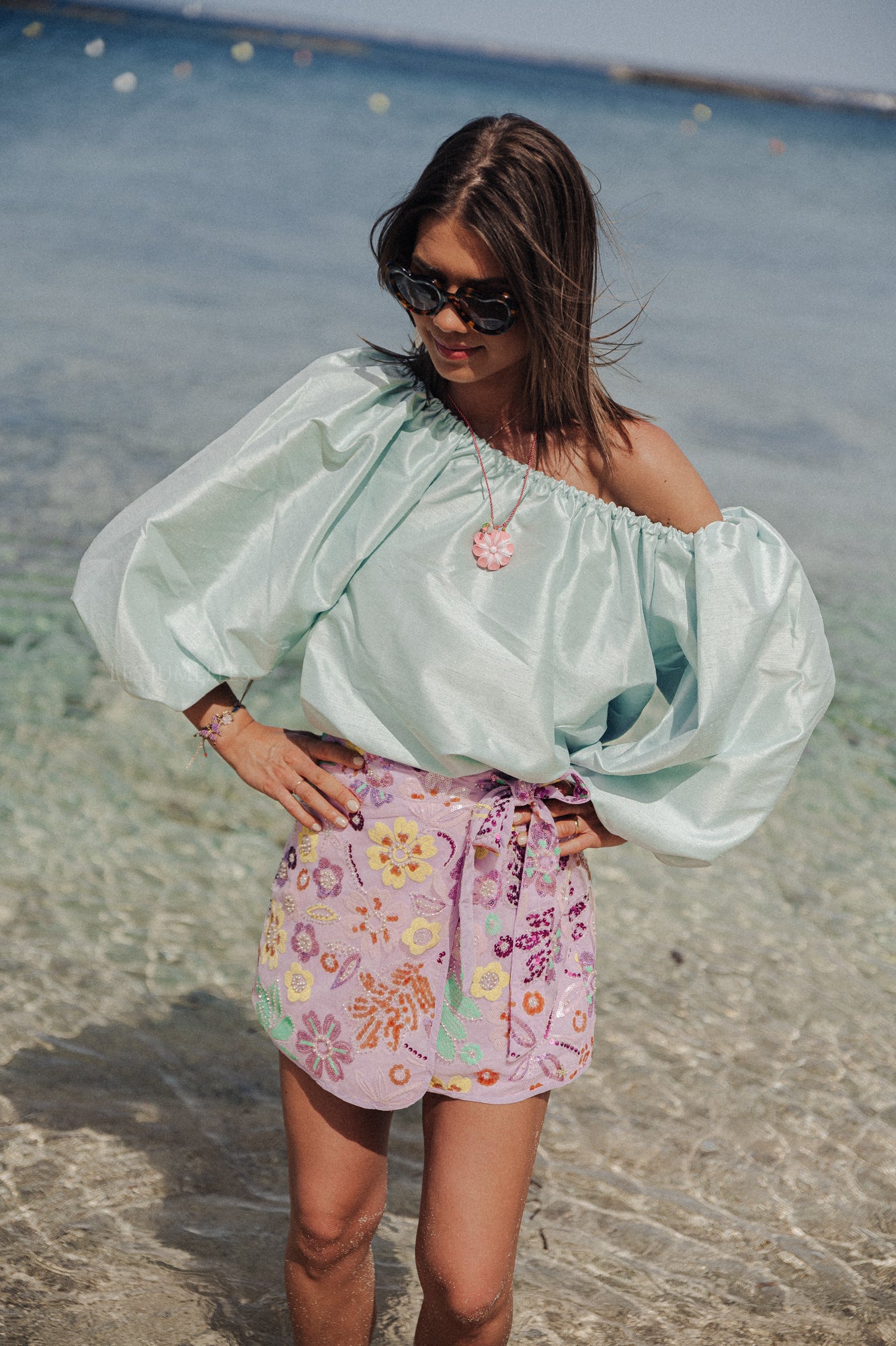 Romy skort lilac