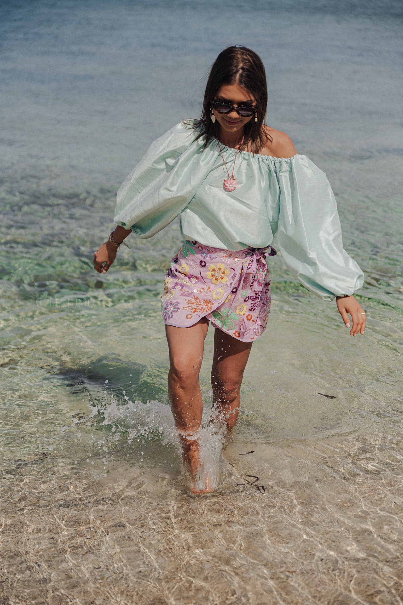 Romy skort lilac