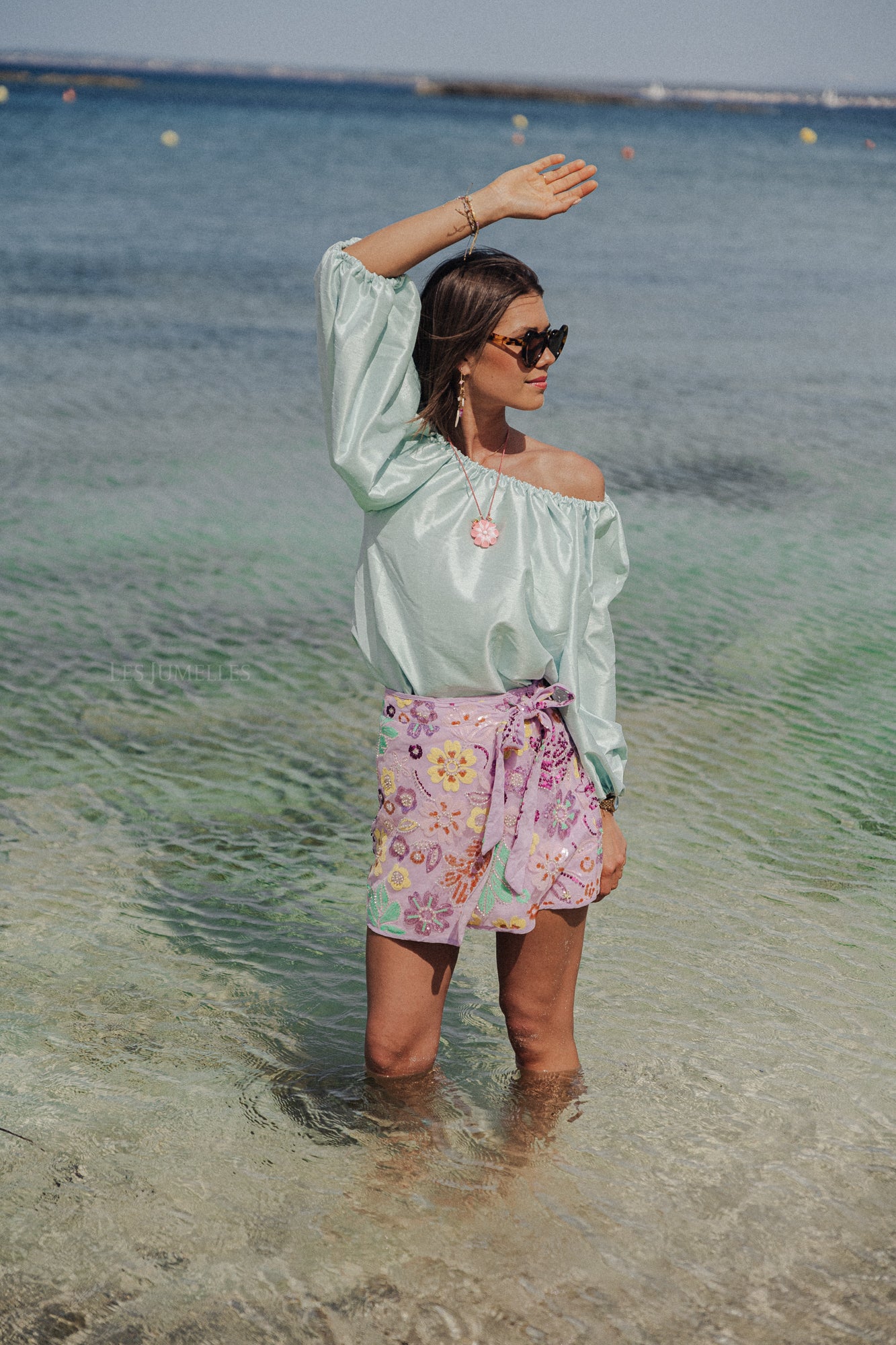 Romy skort lilac