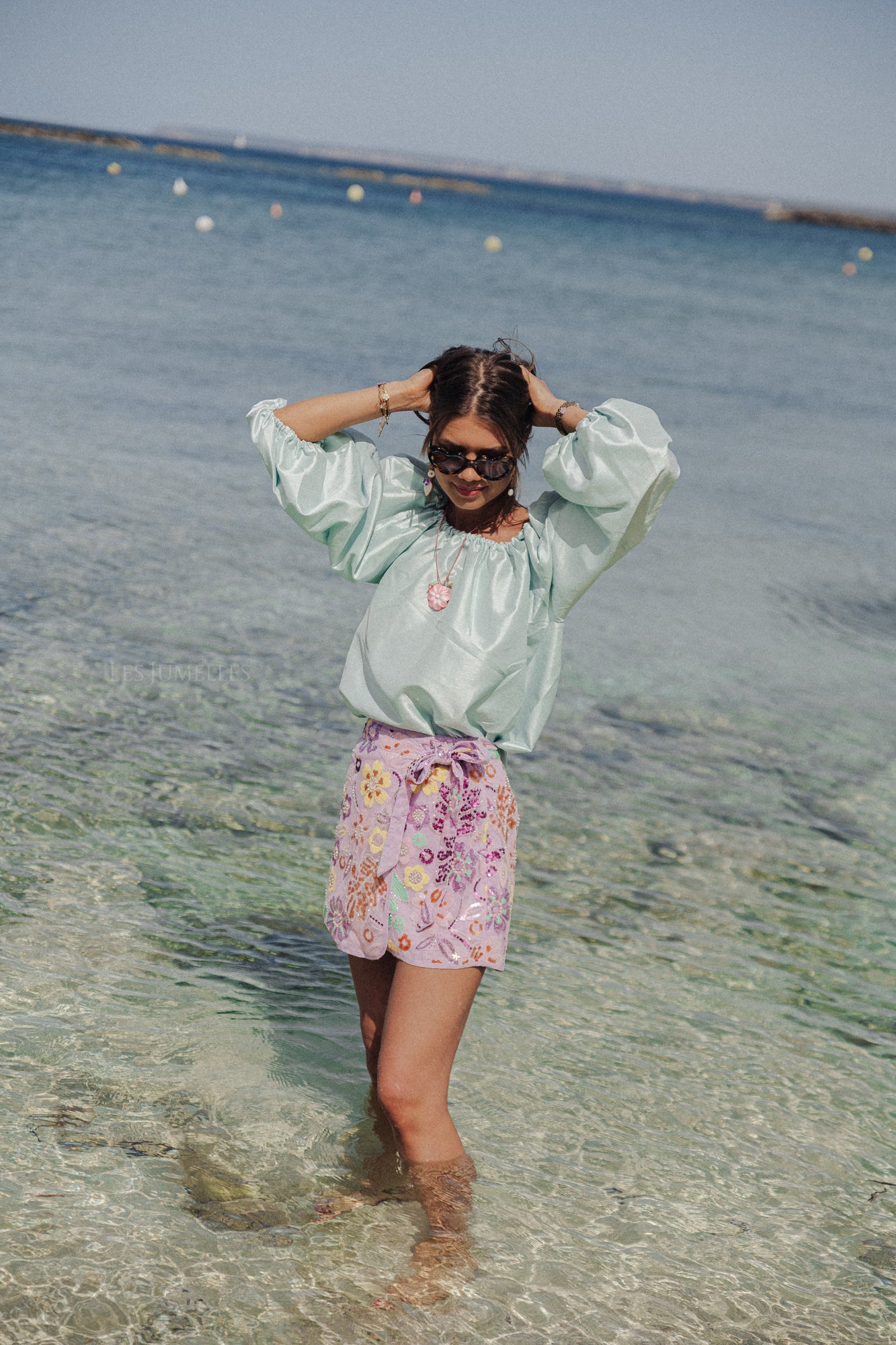 Romy skort lilac