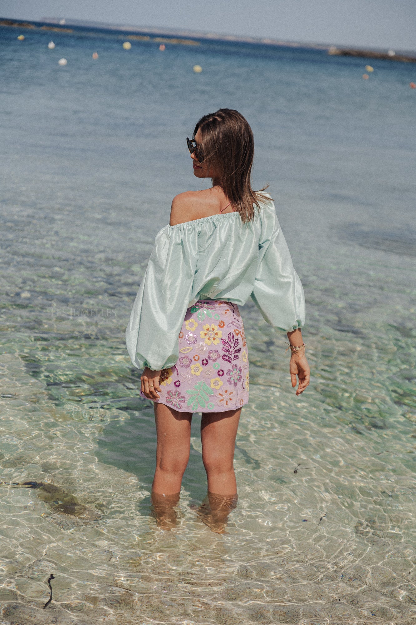 Romy skort lilac