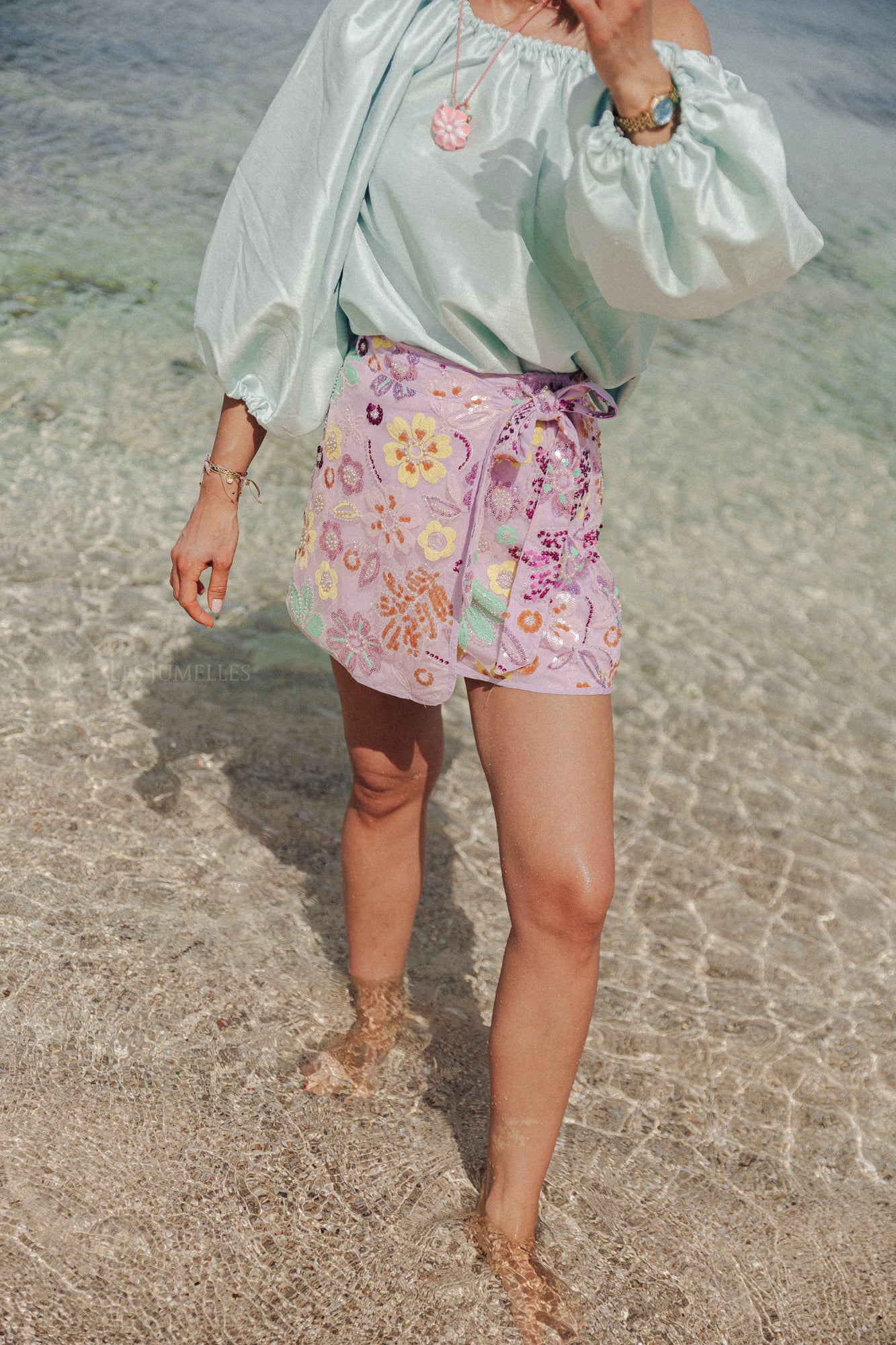 Romy skort lilac