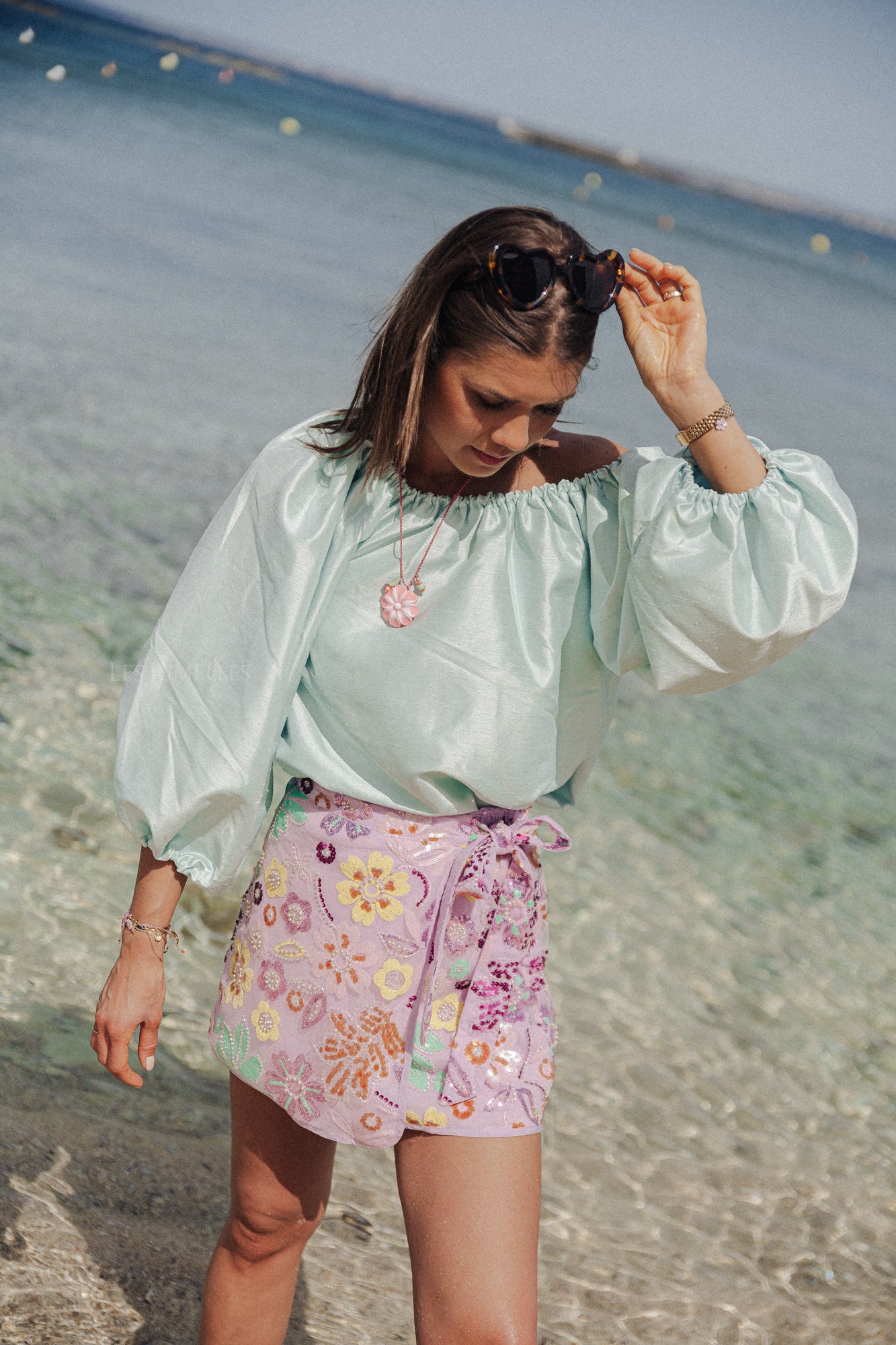 Romy skort lilac