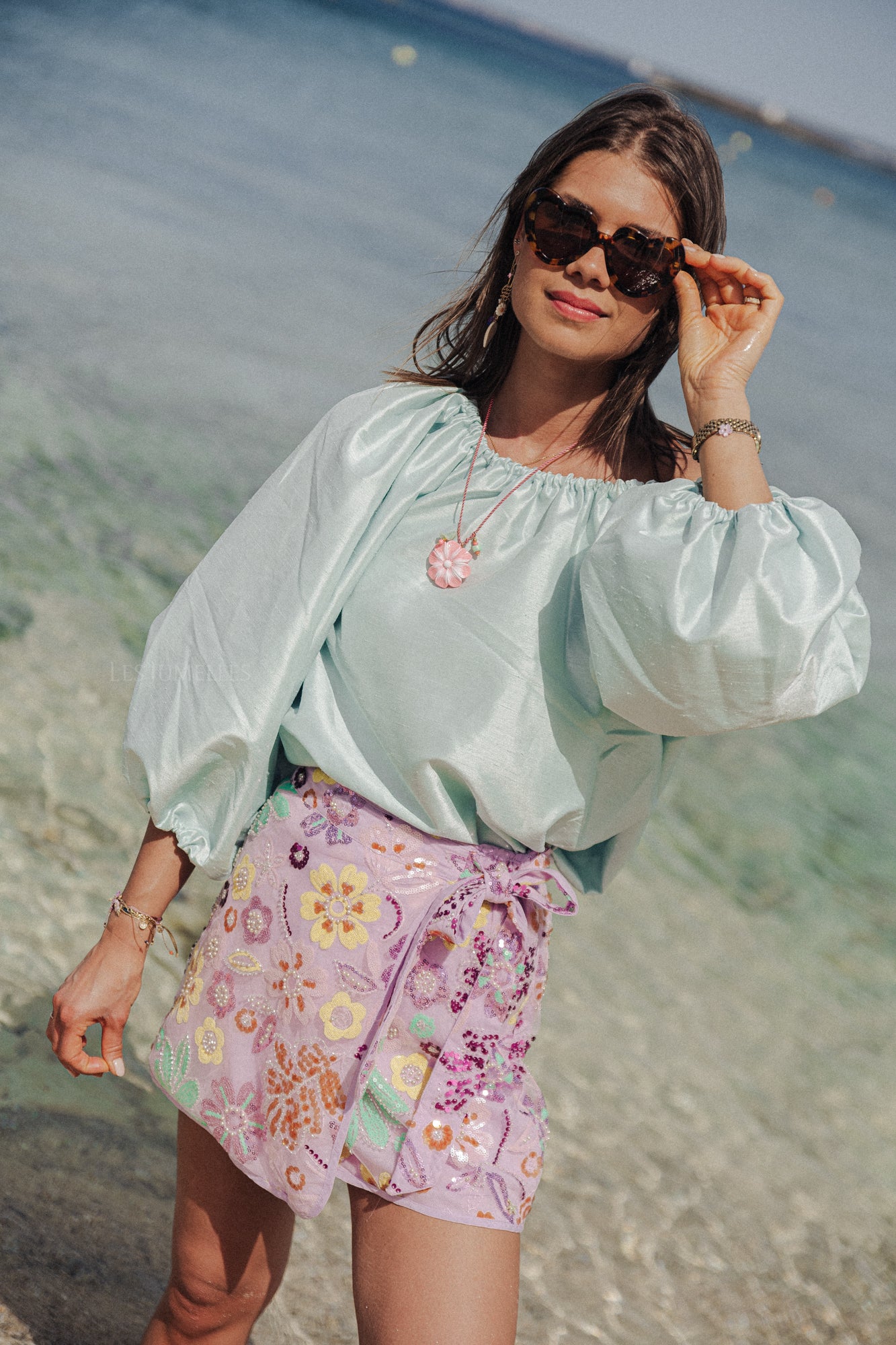 Romy skort lilac